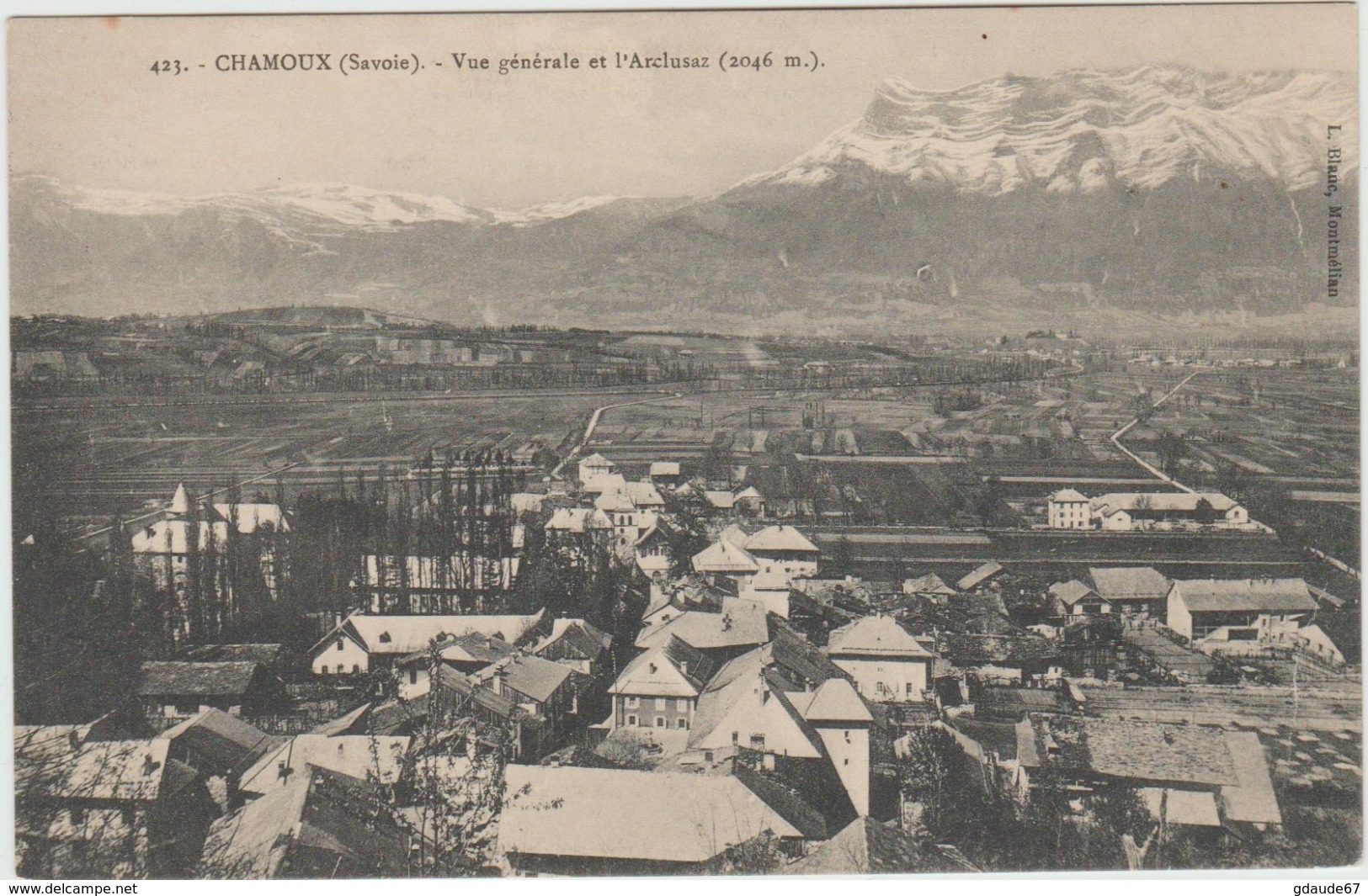 CHAMOUX (73) - VUE GENERALE ET L'ARCLUAZ - Chamoux Sur Gelon