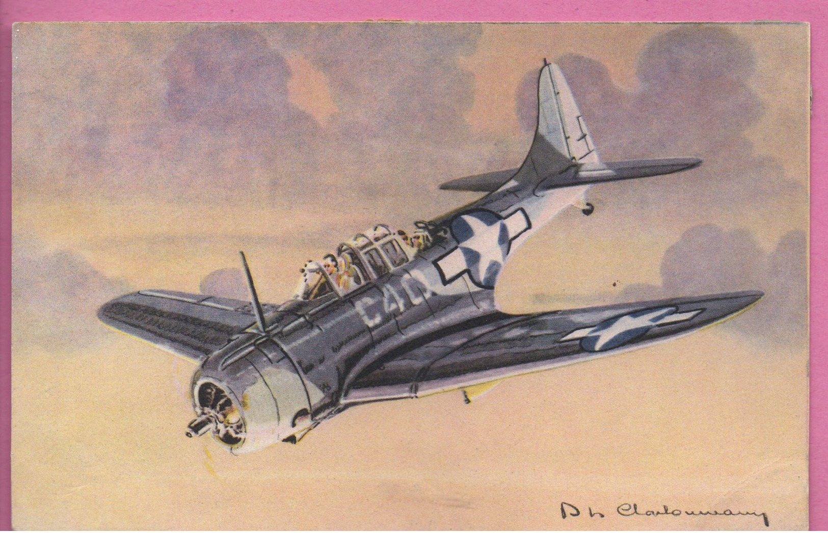 Avion DAUNTLESS  -  Illustration De Ph. Chardonneau - 1946-....: Moderne