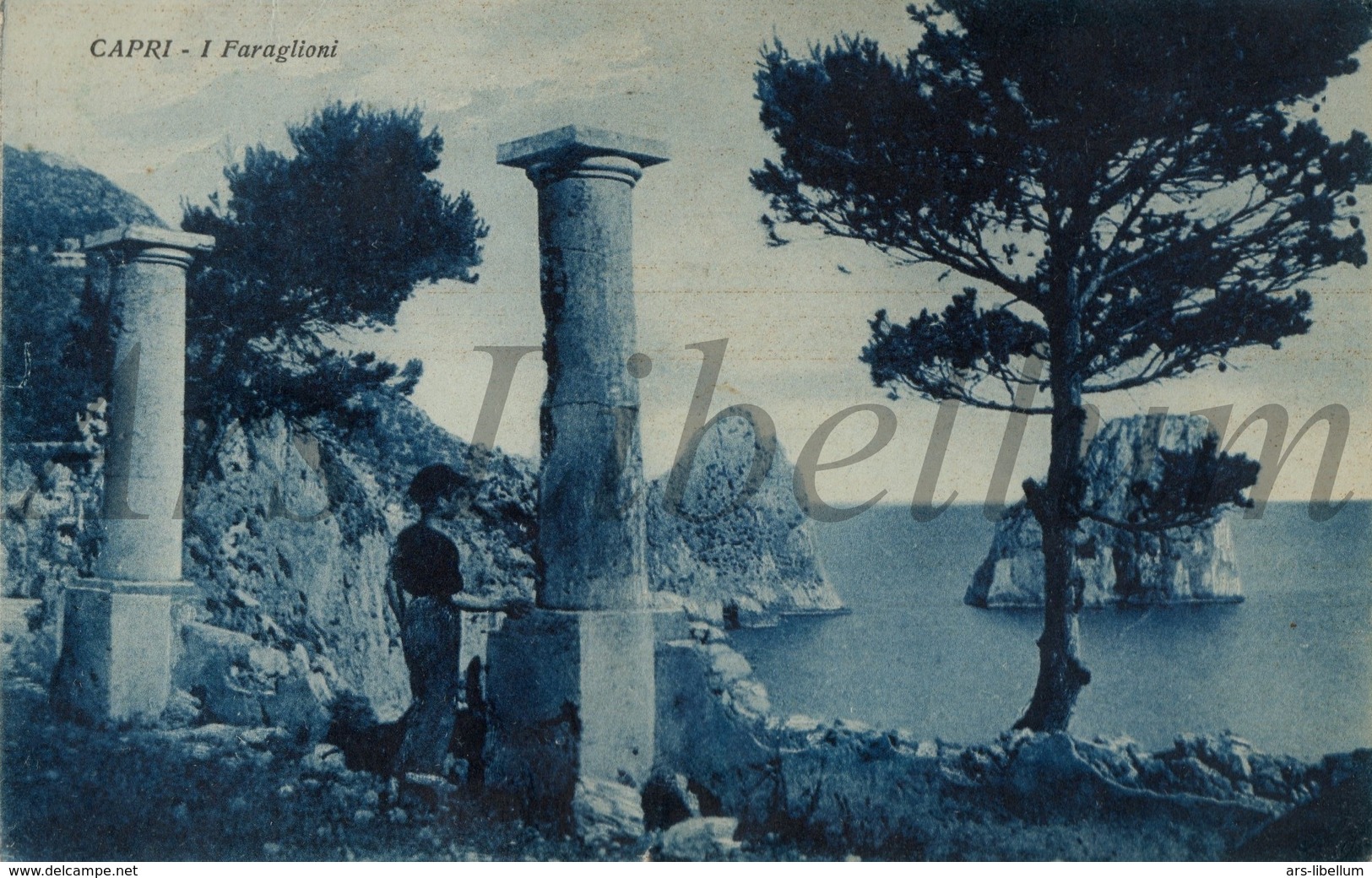 Postcard / Capri / I Faraglioni / 1931 / Ed. Ris. Giuseppe Trampetti - Napoli / Used / 2 Scans - Other & Unclassified
