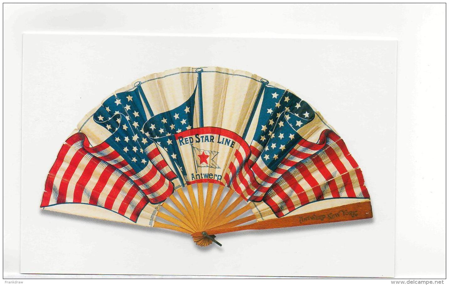 Postcard - Stars &amp; Stripes - Red Star Line Promotional, C1900 New - Non Classés