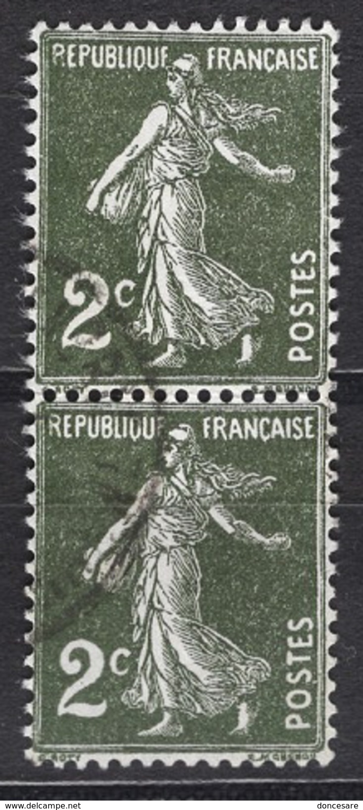 FRANCE 1932 -  PAIRE - Y.T. N° 278  - OBLITERES - FD547 - Gebraucht