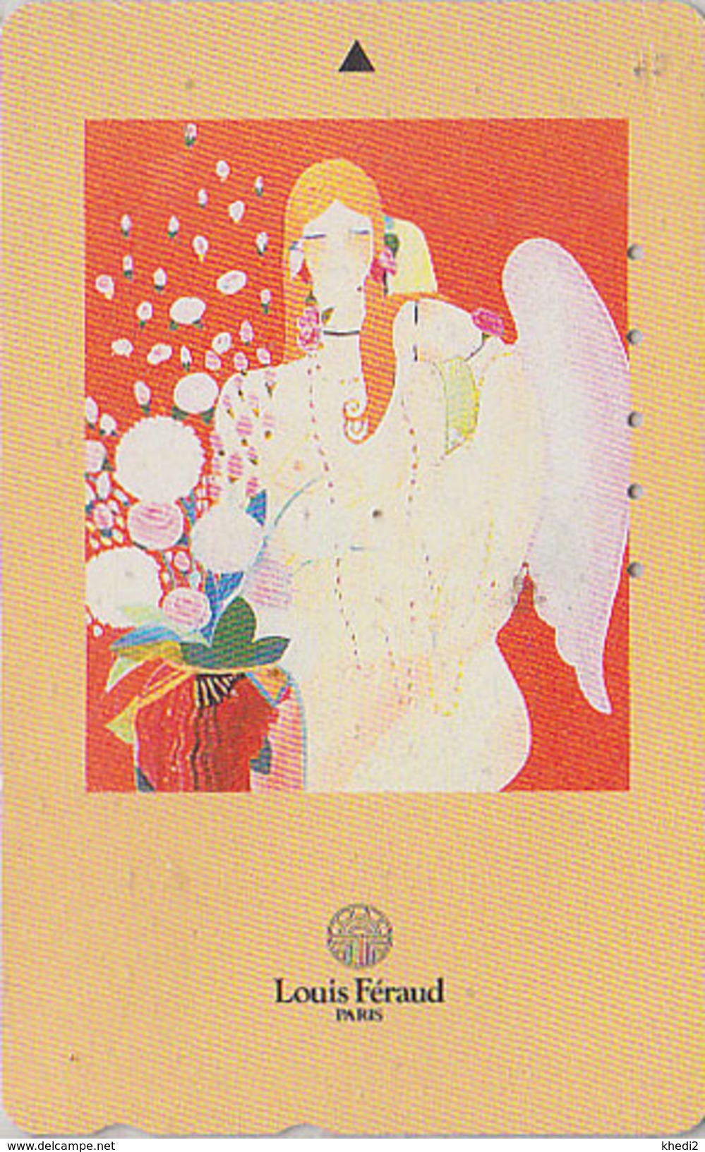 Télécarte Japon / 110-016 - MODE FRANCE - LOUIS FERAUD / PARIS - Femme Ange - Angel Girl FASHION Japan Phonecard - 09 - Mode