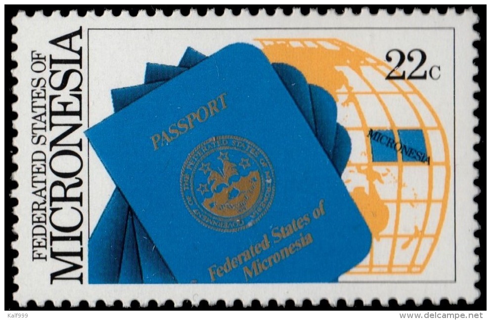 ~~~ Micronesia 1986 - Passport For Micronesia  - Mi. 67  ** MNH ~~~ - Micronesië