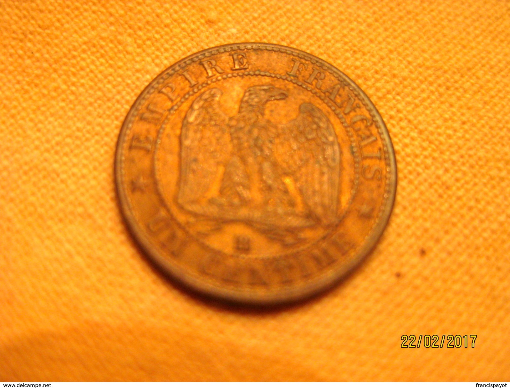 France 1 Centime 1862 BB (Strasbourg) - 1 Centime