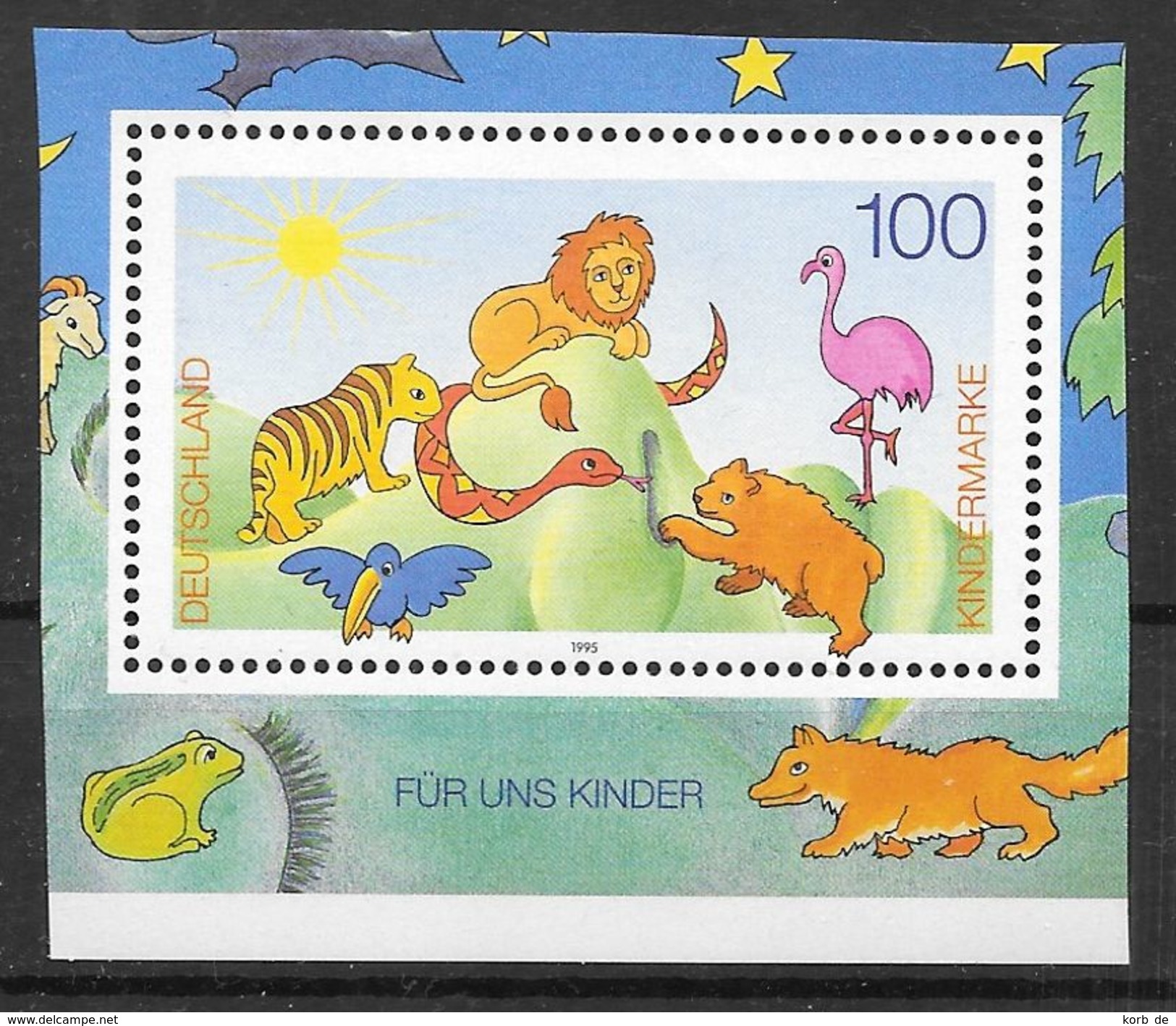 Bund 1995 / MiNr.   1825  Aus Block 34  ** / MNH   (e654) - Sonstige & Ohne Zuordnung