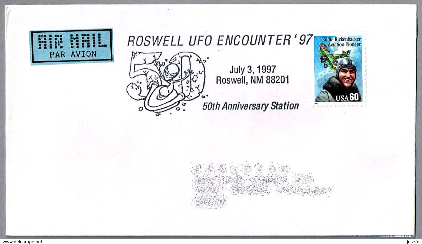 ROSWELL UFO ENCOUNTER ´97 - 50th Anniversary - 50 Años OVNI De Roswell. Roswell NM 1997 - USA