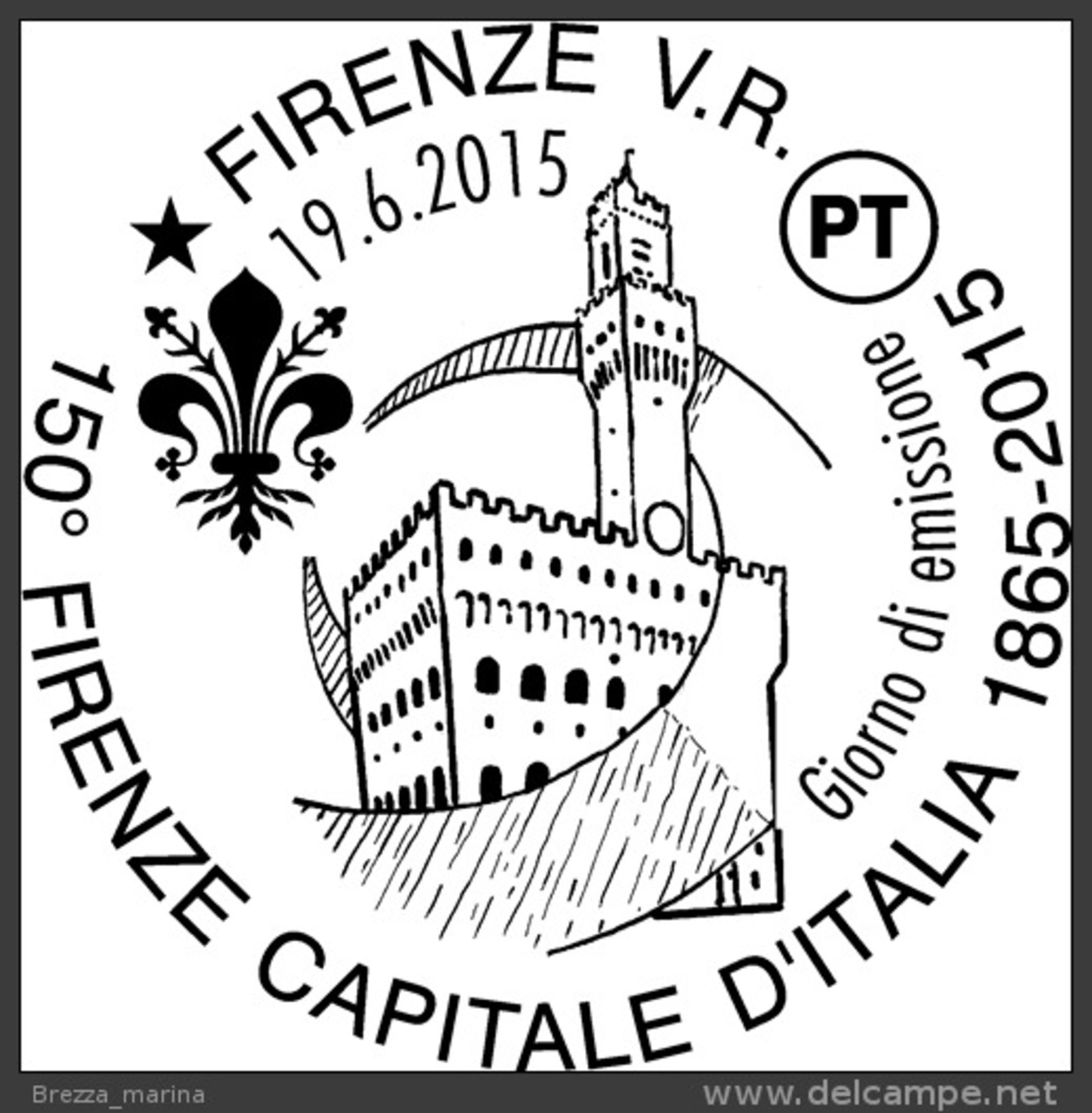 Nuovo - MNH - ITALIA - 2015 - 150 Anni Della Proclamazione Di Firenze A Capitale D´Italia - 0,80 &euro; &bull; Palazzo V - 2011-20: Neufs