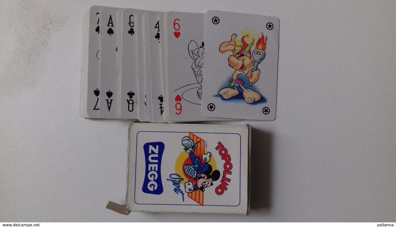 M#0T58 CARTE DA GIOCO WALT DISNEY TOPOLINO SPORT Promo ZUEGG Dal Negro/POKER - Carte Da Gioco