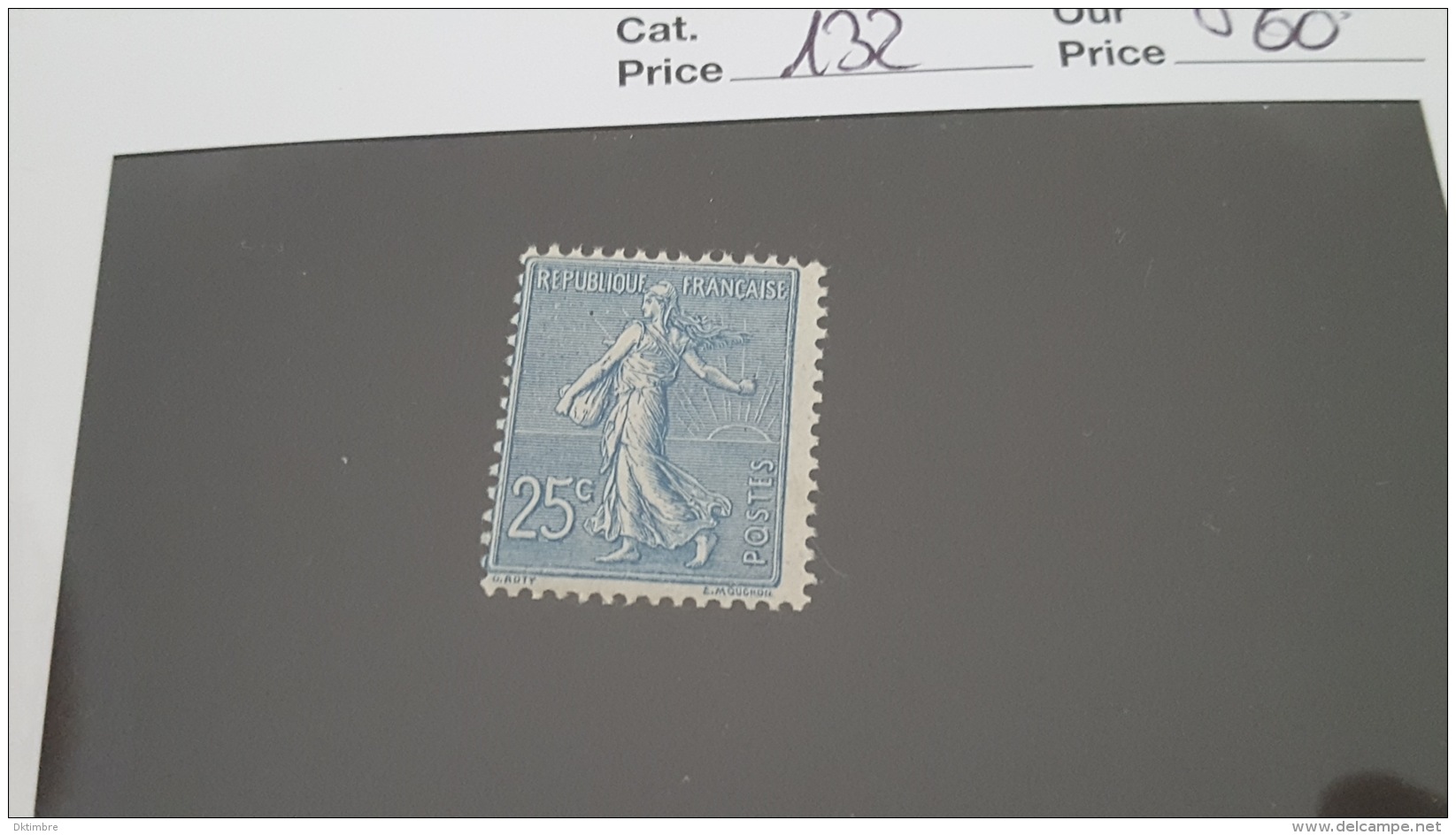 LOT 343992 TIMBRE DE FRANCE NEUF* N°132 VALEUR 80 EUROS - Ongebruikt