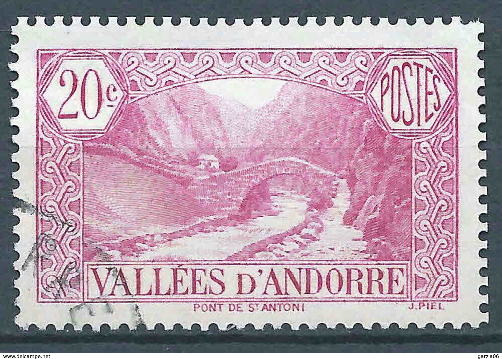 Andorre - 1932 - Pont St Antoine - N° 30  - Oblit - Used - Used Stamps