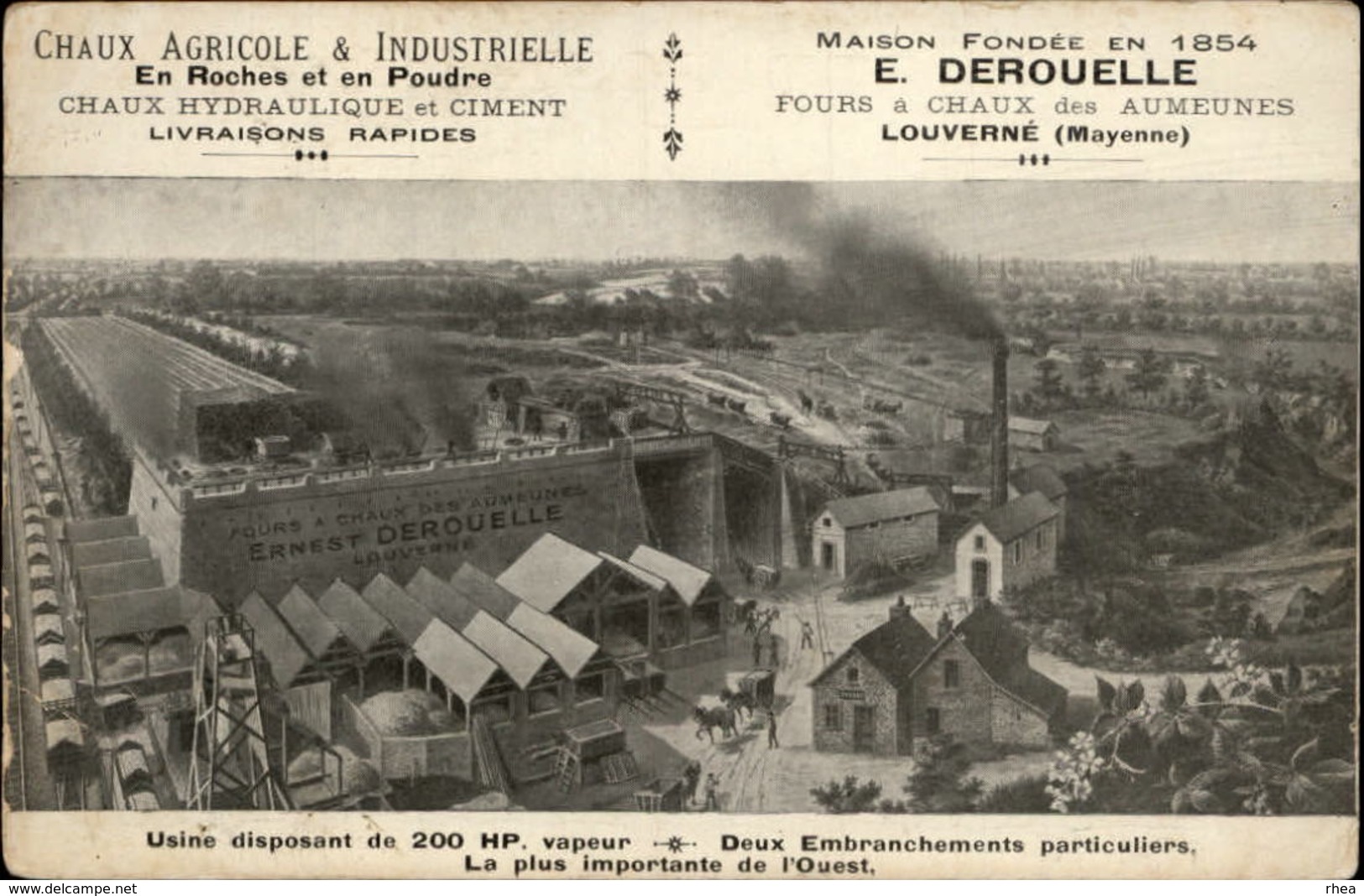 53 - LOUVERNE - FOurs à Chaux Des Aumeunes - Maison DEROUELLE - Louverne