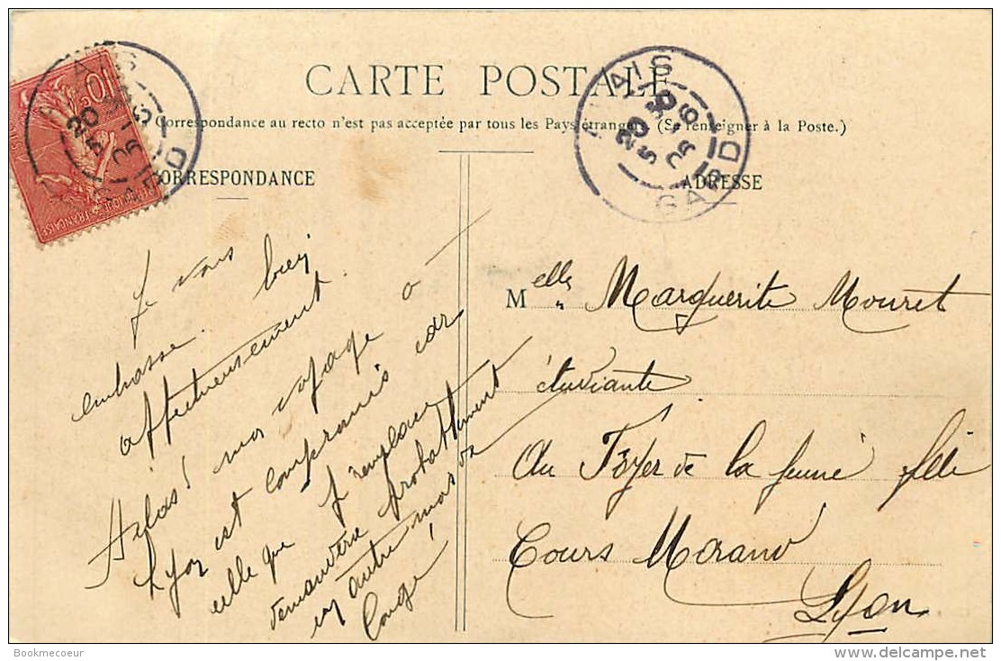 30  ALAIS  3 CARTES  (PLACE DE LA REPUBLIQUE-  RENTREE RUE D'AVEJAN RUES MANDOJON DOCTEUR SERRE - COTE GAUCHE) - Alès