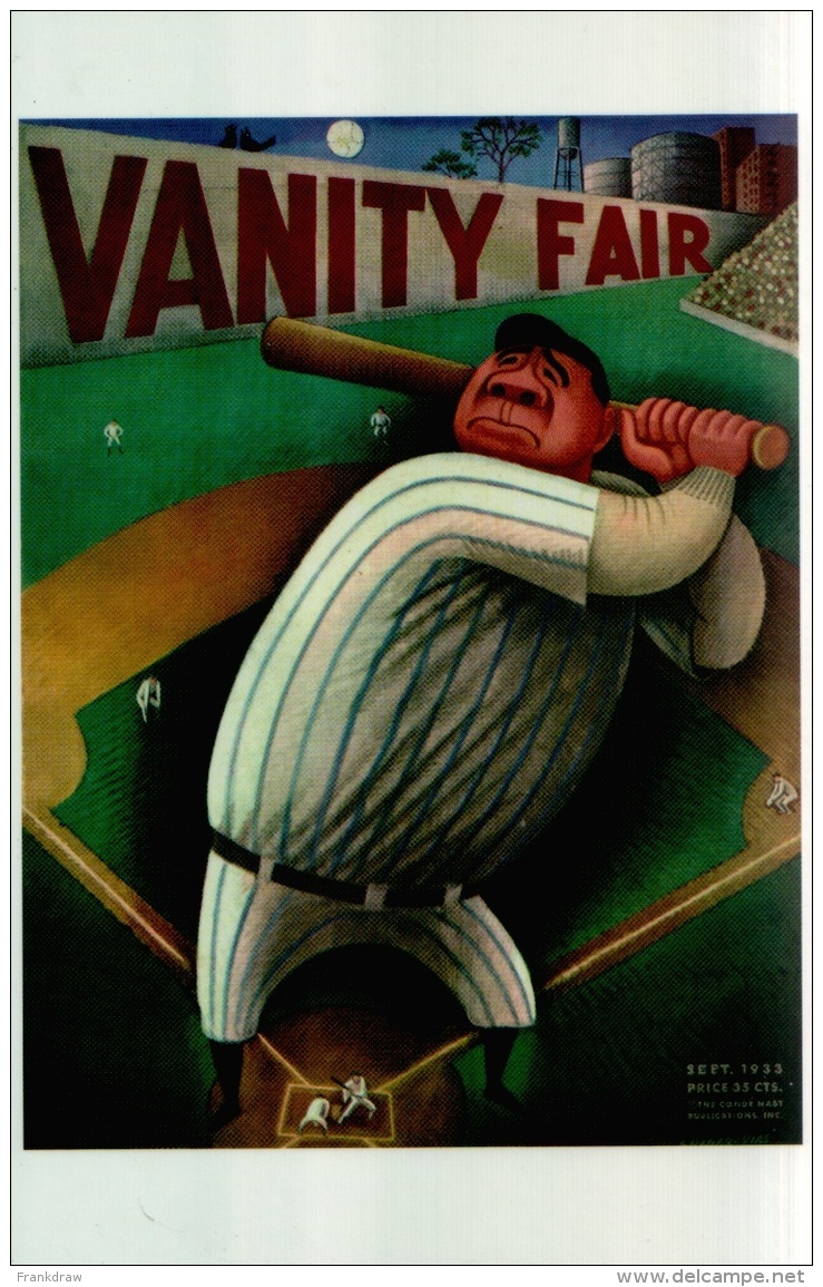 Postcard - Vanity Fair Cover For Sept 1933 - Illus Miguel Covarrubias - New - Fashion