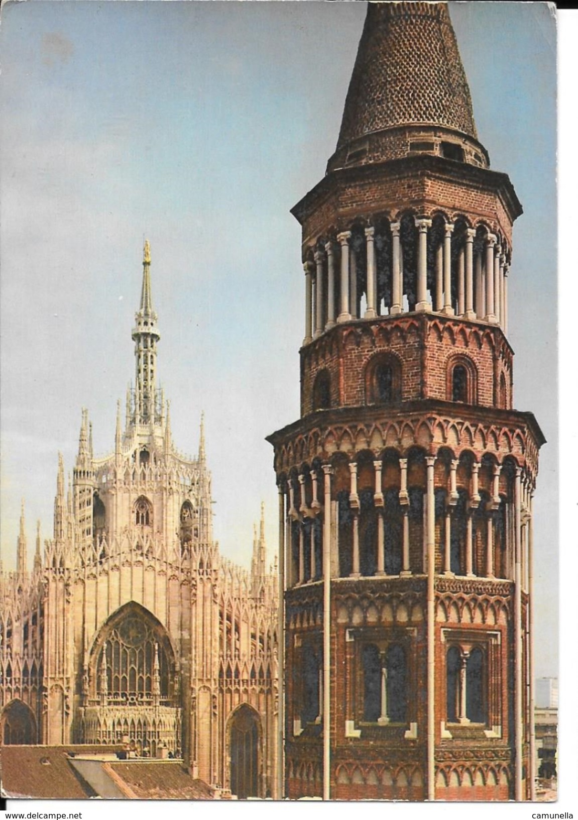 Cartoline Chiese -chiesa Di San Gottardo-milano - Chiese E Conventi