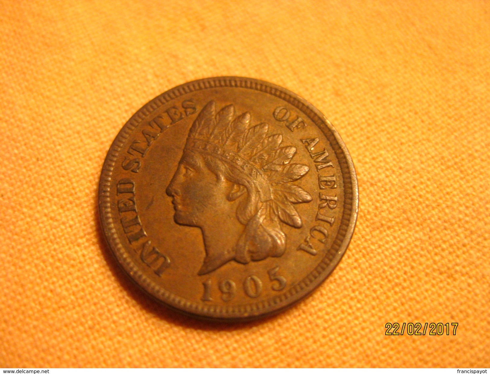 USA 1 Cent 1905 - 1859-1909: Indian Head