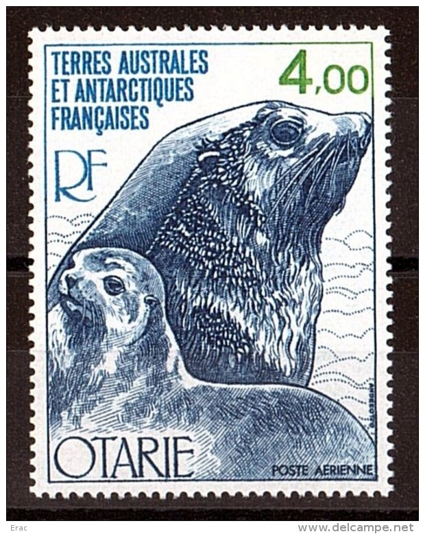 TAAF - 1978 - Poste Aérienne N° 54 - Neuf ** - Faune - Otarie - Posta Aerea