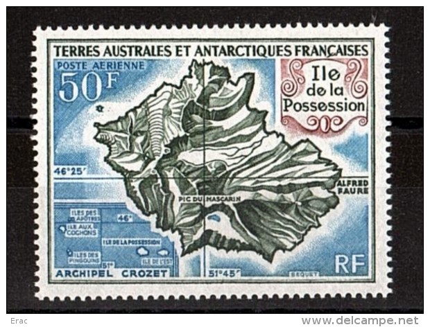 TAAF - 1971 - Poste Aérienne N° 23 - Neuf * - Ile De La Possession - Cote 31 - Airmail