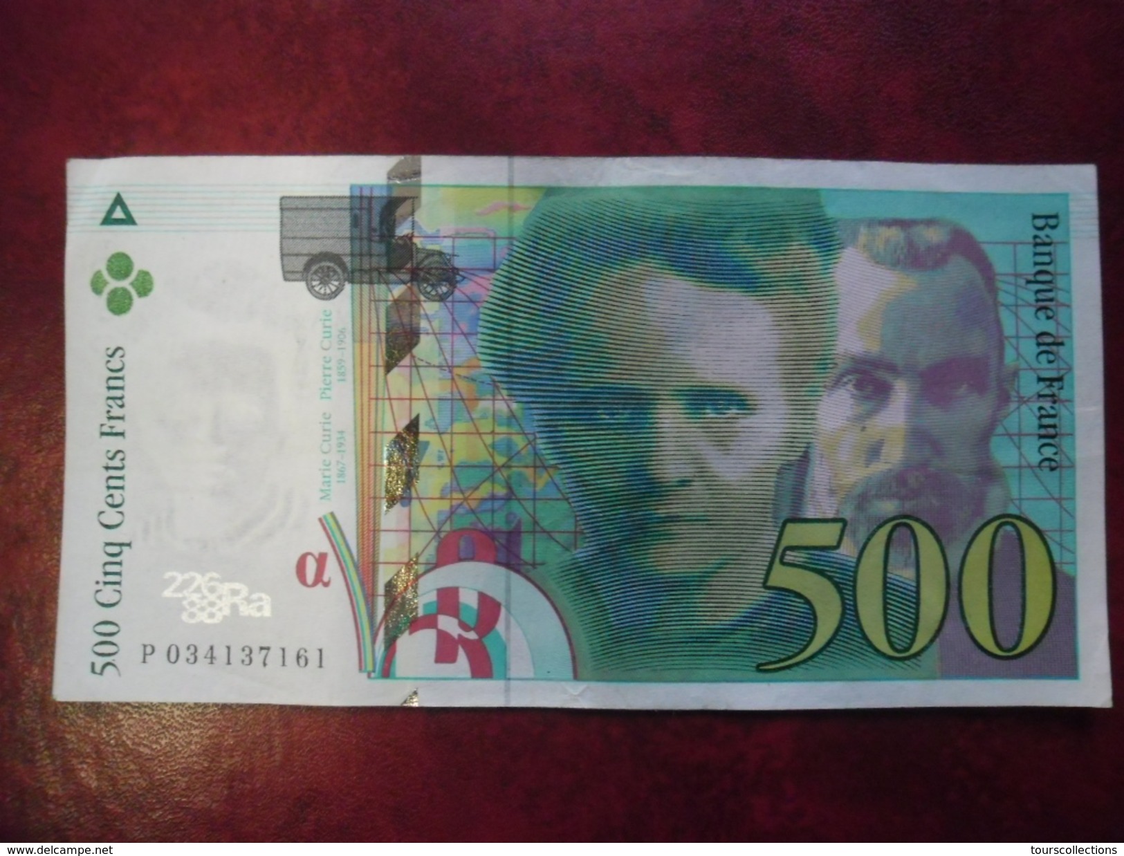 FAY 76/02 - 500 FRANCS PIERRE ET MARIE CURIE - 1995  SUP - P 034137161 - 500 F 1994-2000 ''Pierre Et Marie Curie''