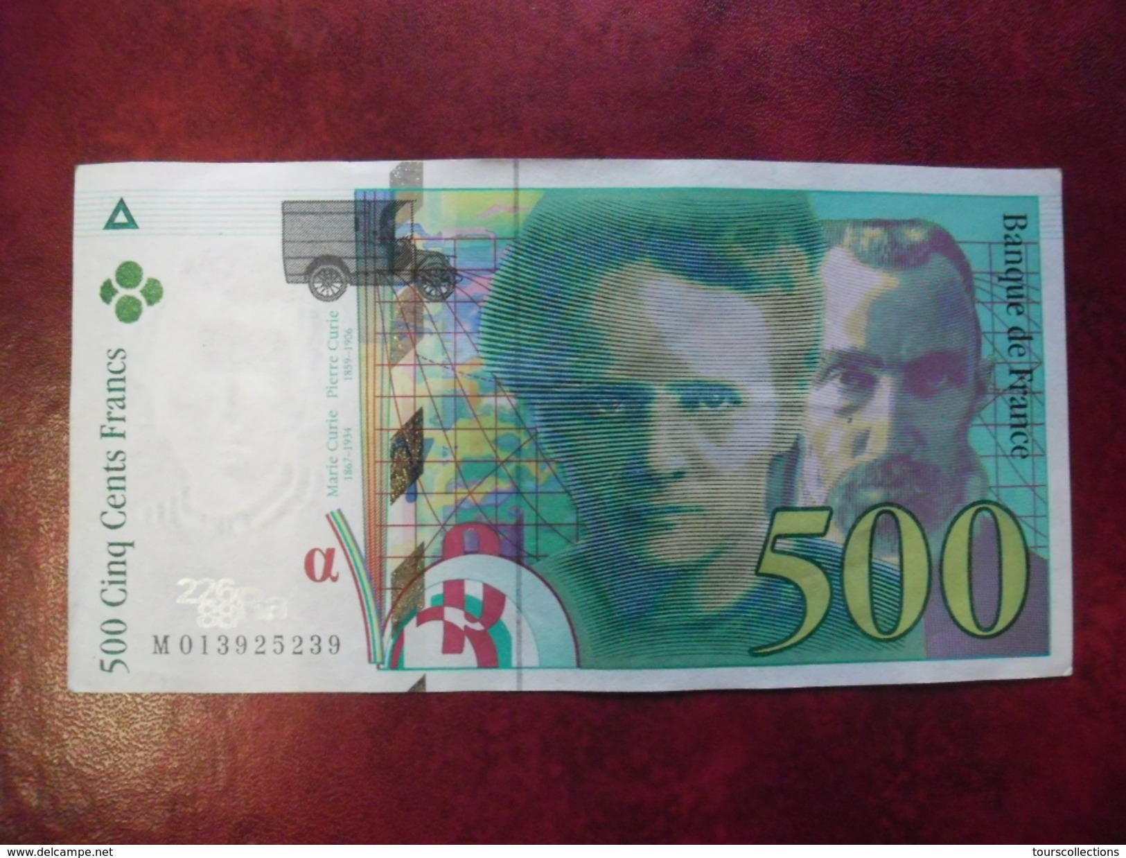 FAY 76/01 - 500 FRANCS PIERRE ET MARIE CURIE - 1994  SUP -  M 013925239 - 500 F 1994-2000 ''Pierre Et Marie Curie''