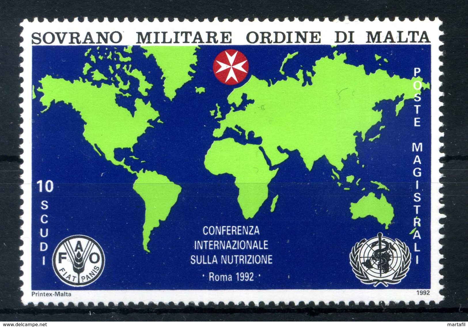 1992 SMOM SERIE COMPLETA MNH** N.415 - Malte (Ordre De)