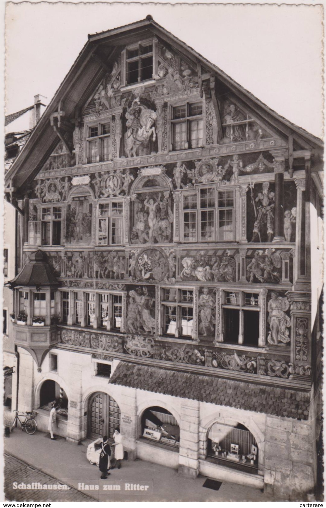 SUISSE,SWITZERLAND,SVIZZERA,SCHWEIZ,HELVETIA,SWISS ,SCHAFFHOUSE,SCHAFFHAUSEN,PRES HEMMENTAL,HAUS ZUM RITTER - Schaffhouse