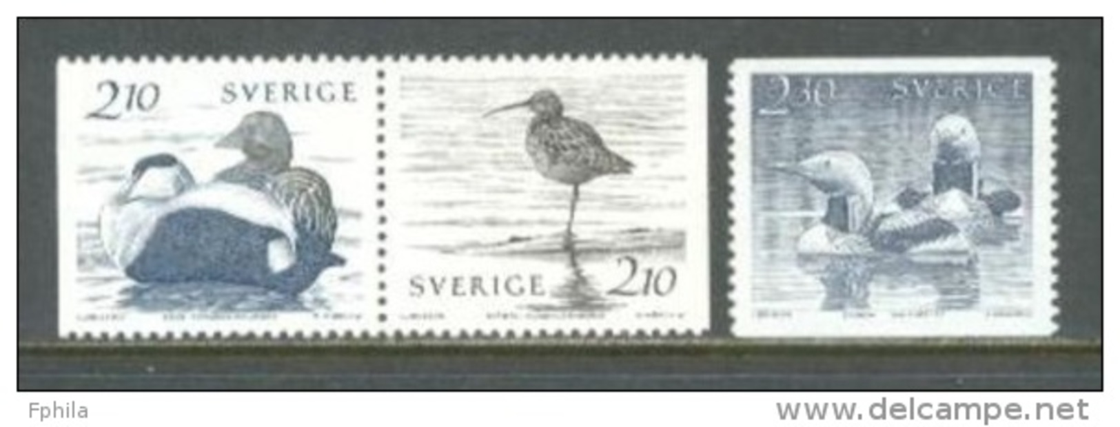 1986 SWEDEN WATER BIRDS MICHEL: 1376-1378 MNH ** - Ungebraucht