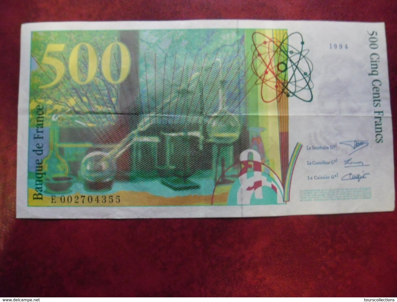 FAY 76/01 - 500 FRANCS PIERRE ET MARIE CURIE - 1994  TTB -  E 002704355 - 500 F 1994-2000 ''Pierre En Marie Curie''