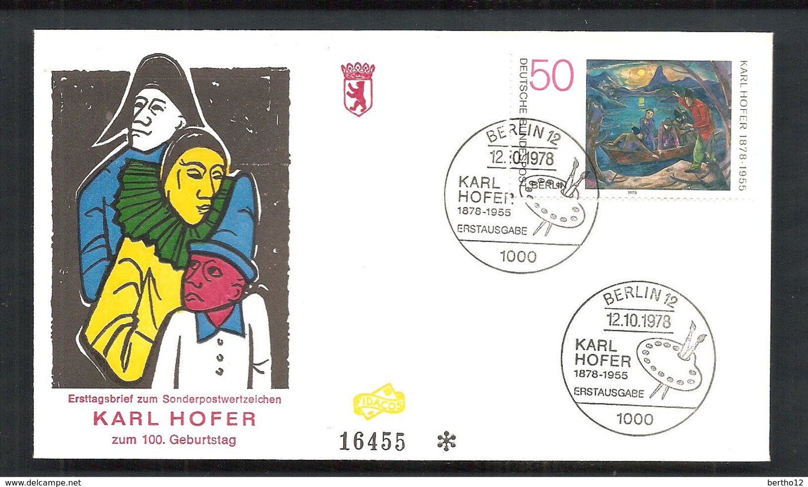 FDC 1978  KARL  HOFER - Other & Unclassified