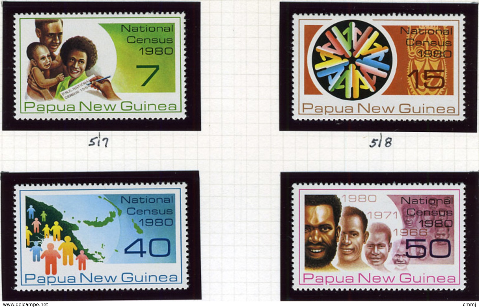 1980 - PAPUA NUOVA GUINEA-  Catg..Mi. 390/393 - NH - (I-SRA3207.46) - Papua-Neuguinea