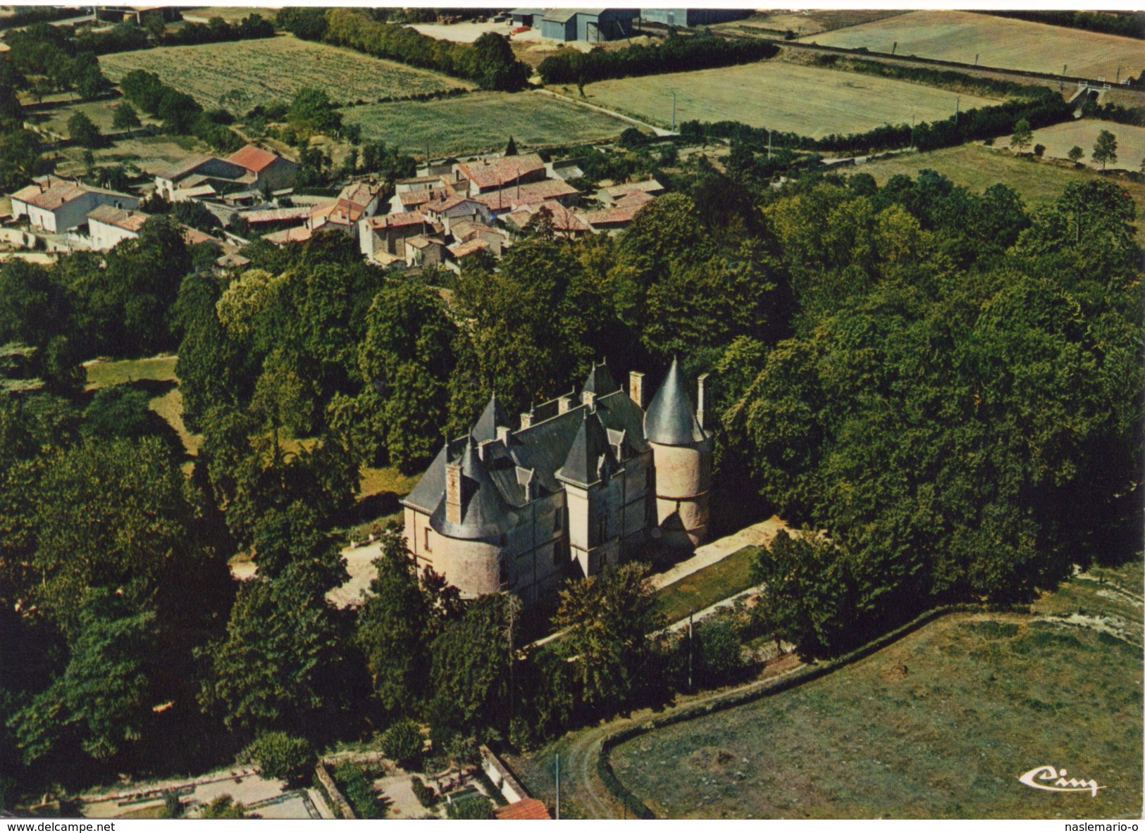 CPA 79 MAUZE SUR LE MIGNON  Le Chateau - Vue Aérienne - Mauze Sur Le Mignon