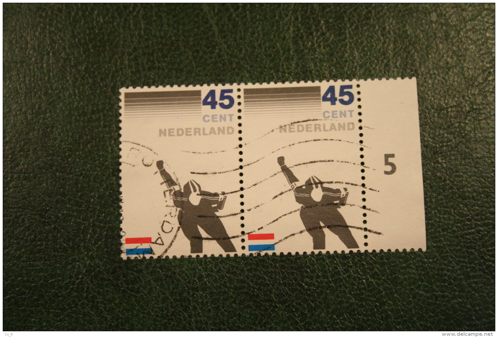 PAAR Schaatsen Skating NVPH 1261 (Mi 1199); 1982 Gestempeld / USED NEDERLAND / NIEDERLANDE - Gebraucht
