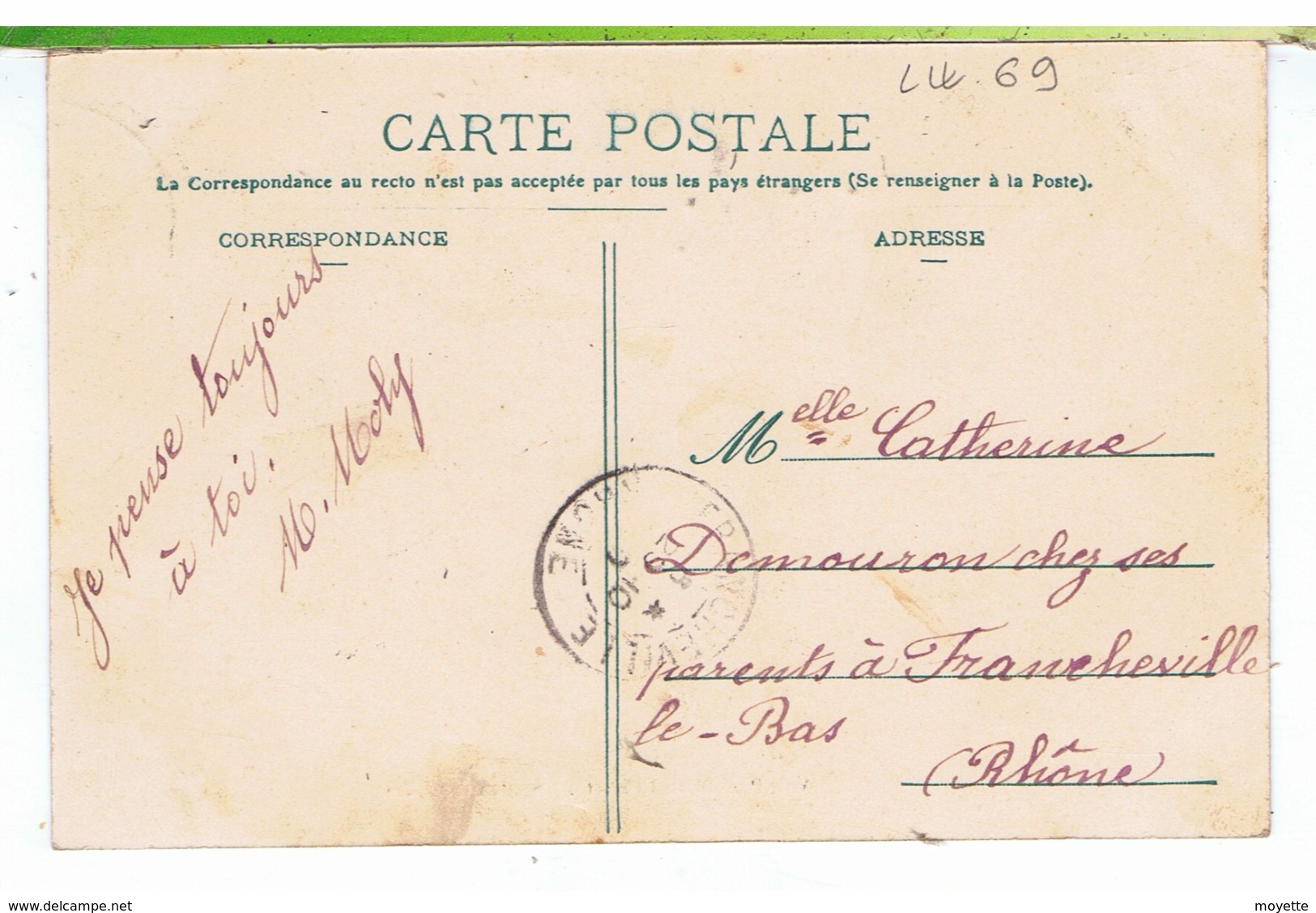 CPA-1910-69-St-GENIS-LAVAL- ASILE PAUL-MICHEL PERRET-SECTION DES FILLES-ANIMEE-TOUTES LES FILLES EN BLANC- - Autres & Non Classés