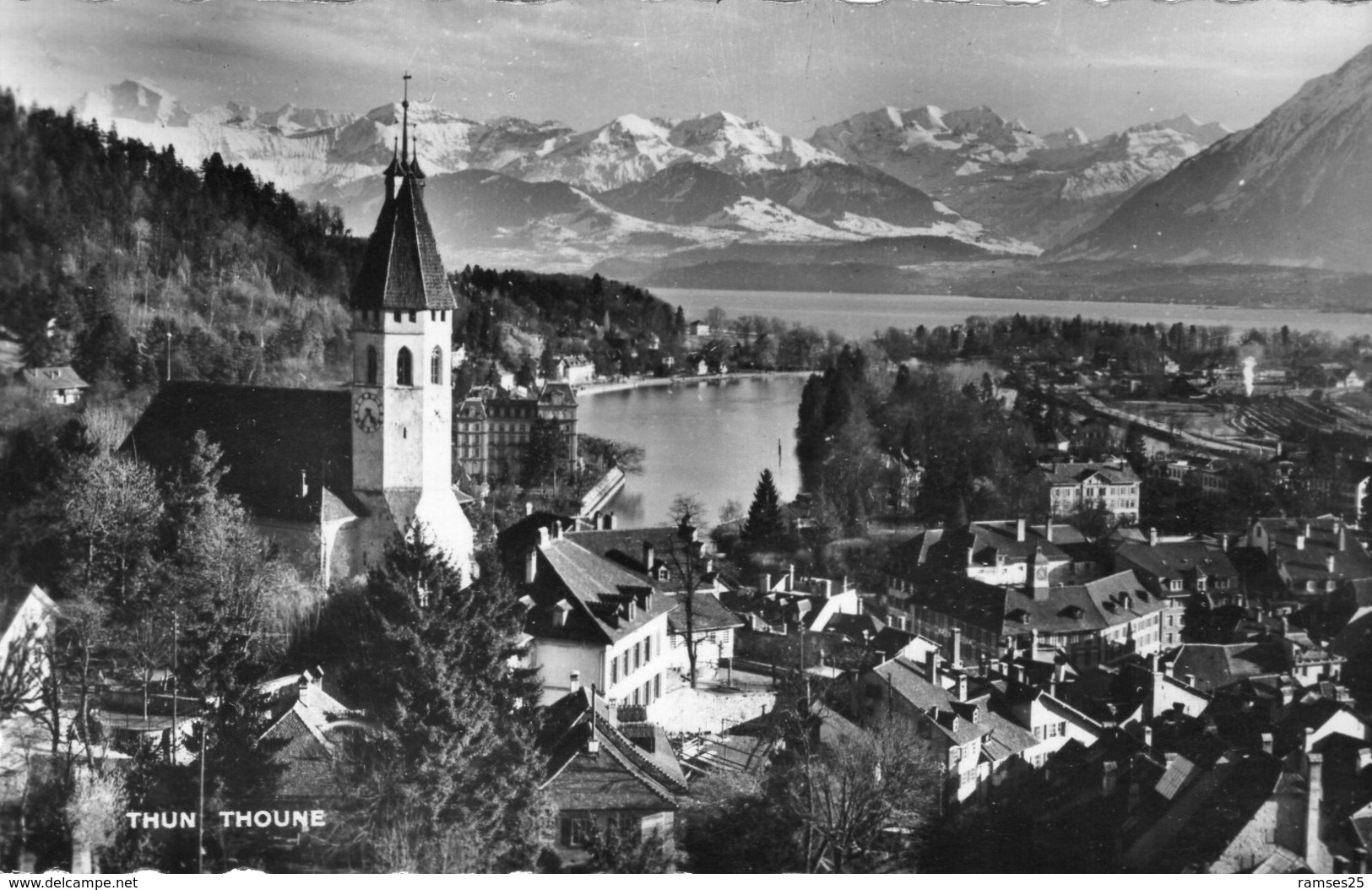 (17) CPSM  Thun Thoune  (bon Etat) - Thoune / Thun