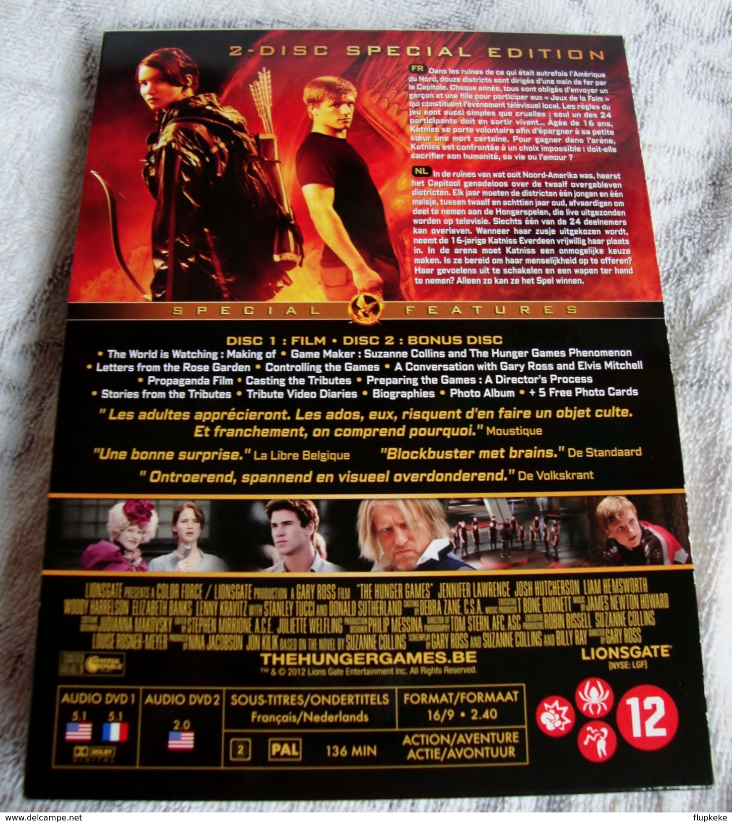 Dvd Zone 2 Hunger Games (2012) 2 DVD Édition Spéciale Collector The Hunger Games Vf+Vostfr - Sciencefiction En Fantasy