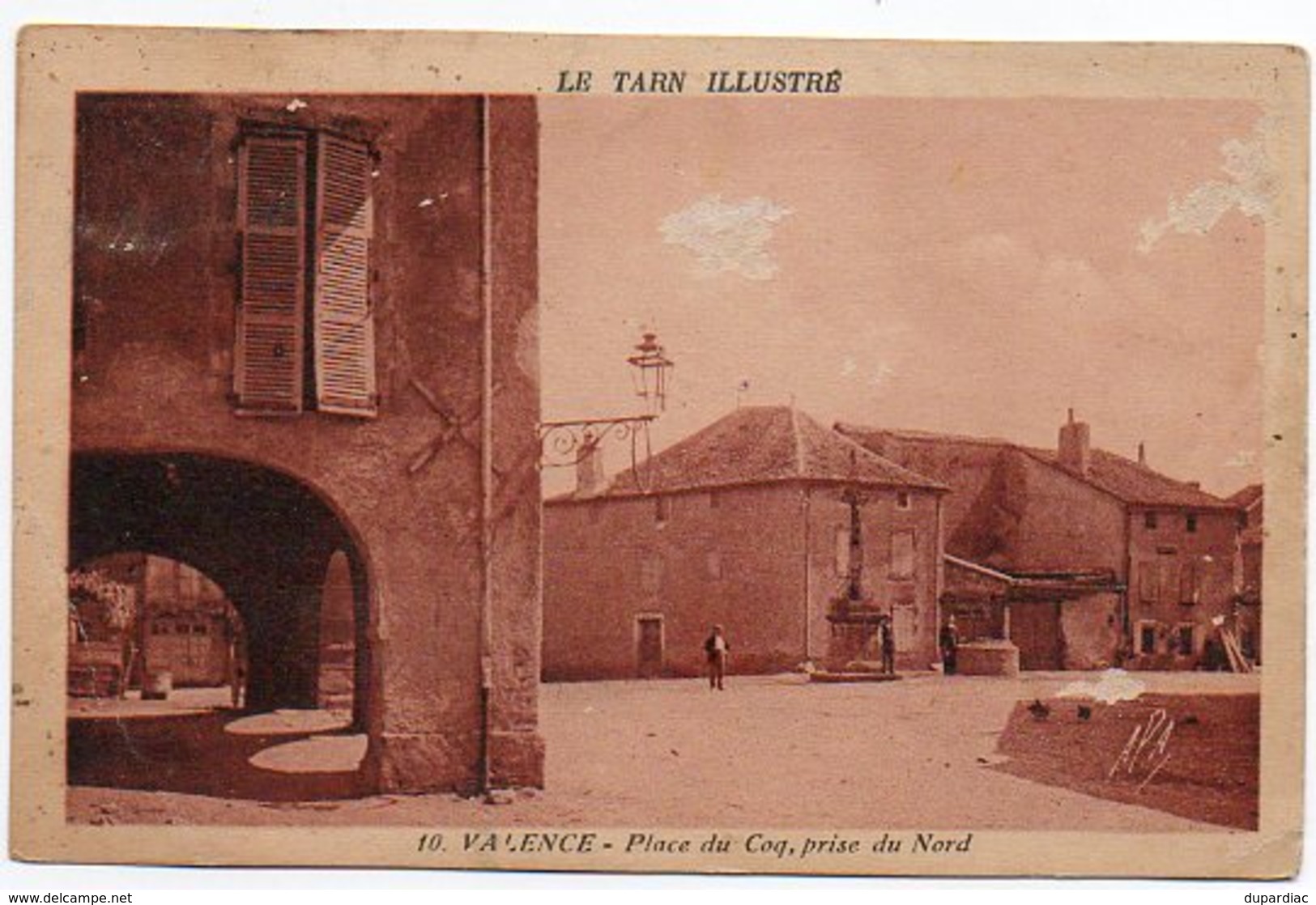 81 - Tarn / VALENCE -- Place Du Coq, Prise Du Nord. - Valence D'Albigeois