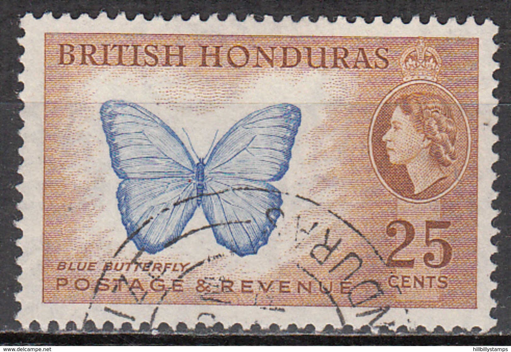 BRITISH HONDURAS      SCOTT NO. 151    USED      YEAR  1953 - Honduras Británica (...-1970)