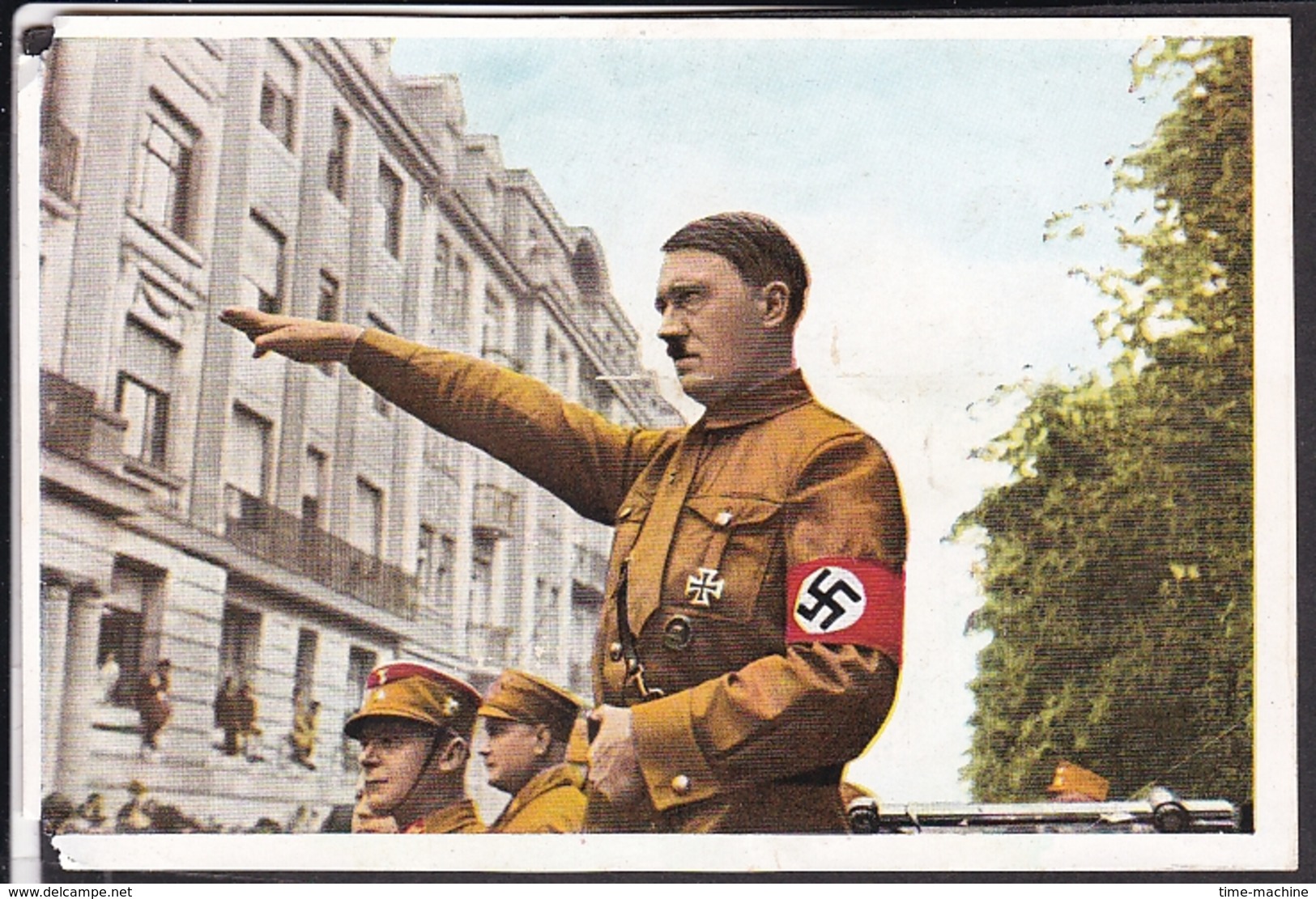 Sammelbild Propaganda , " Deutschland Erwacht " Bild 180, Hitler In München  , Farbig - Covers & Documents