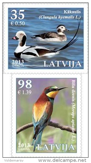 Latvia 2013 Mih. 864/65 Fauna. Birds MNH ** - Letonia