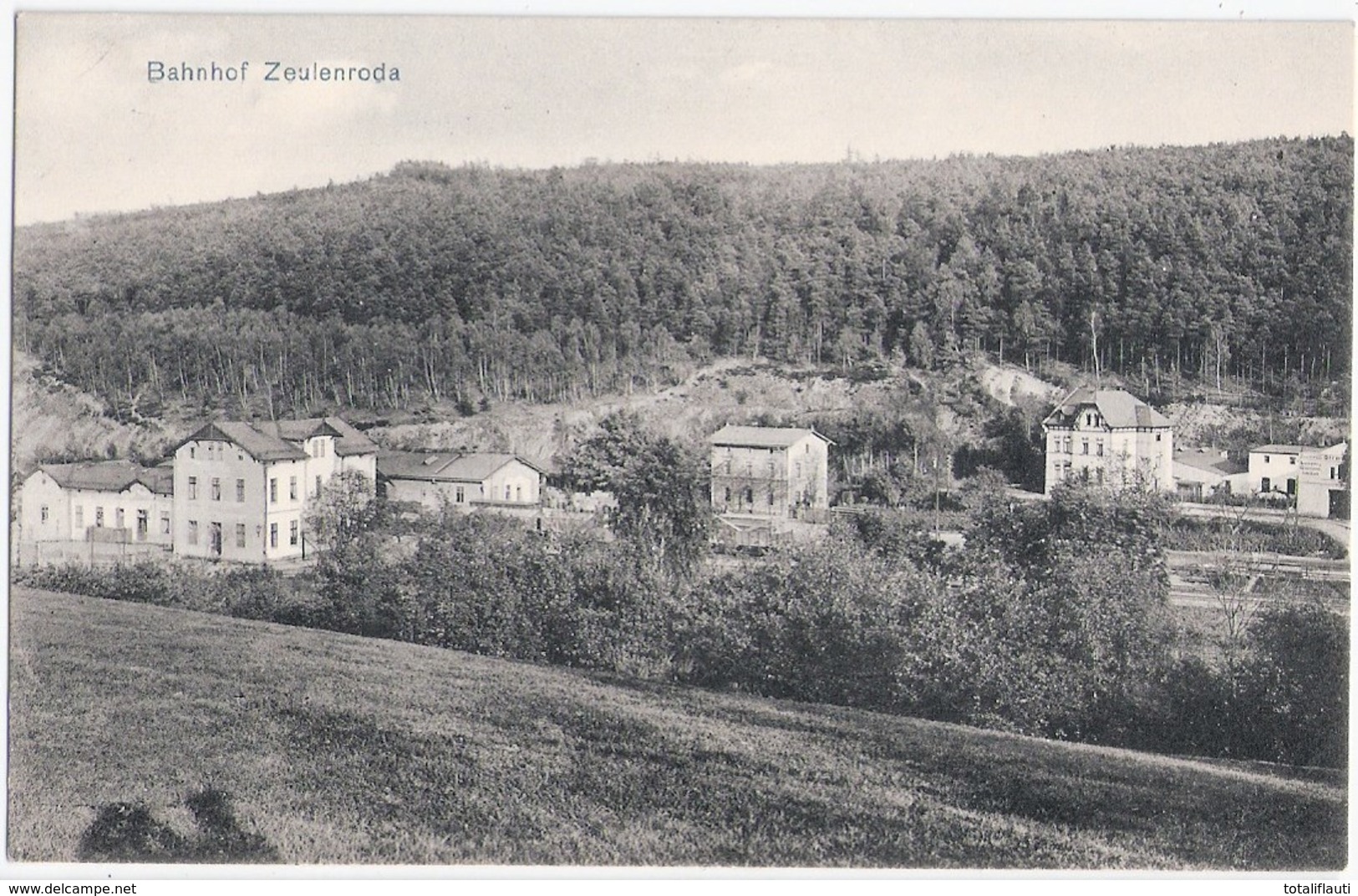 ZEULENRODA Thüringen Bahnhof Ungelaufen - Zeulenroda