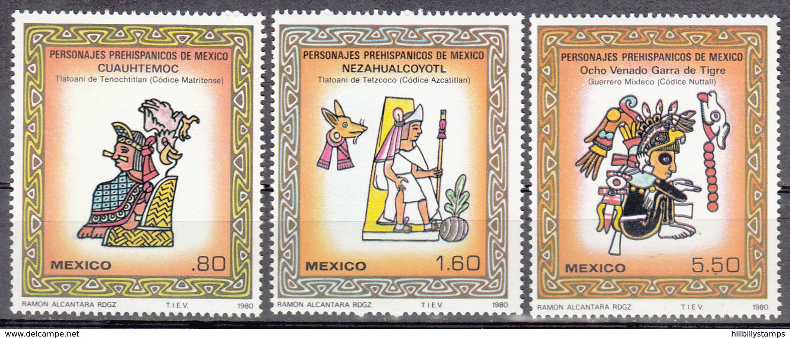 MEXICO     SCOTT NO. 1201-3     MNH      YEAR  1980 - Mexique