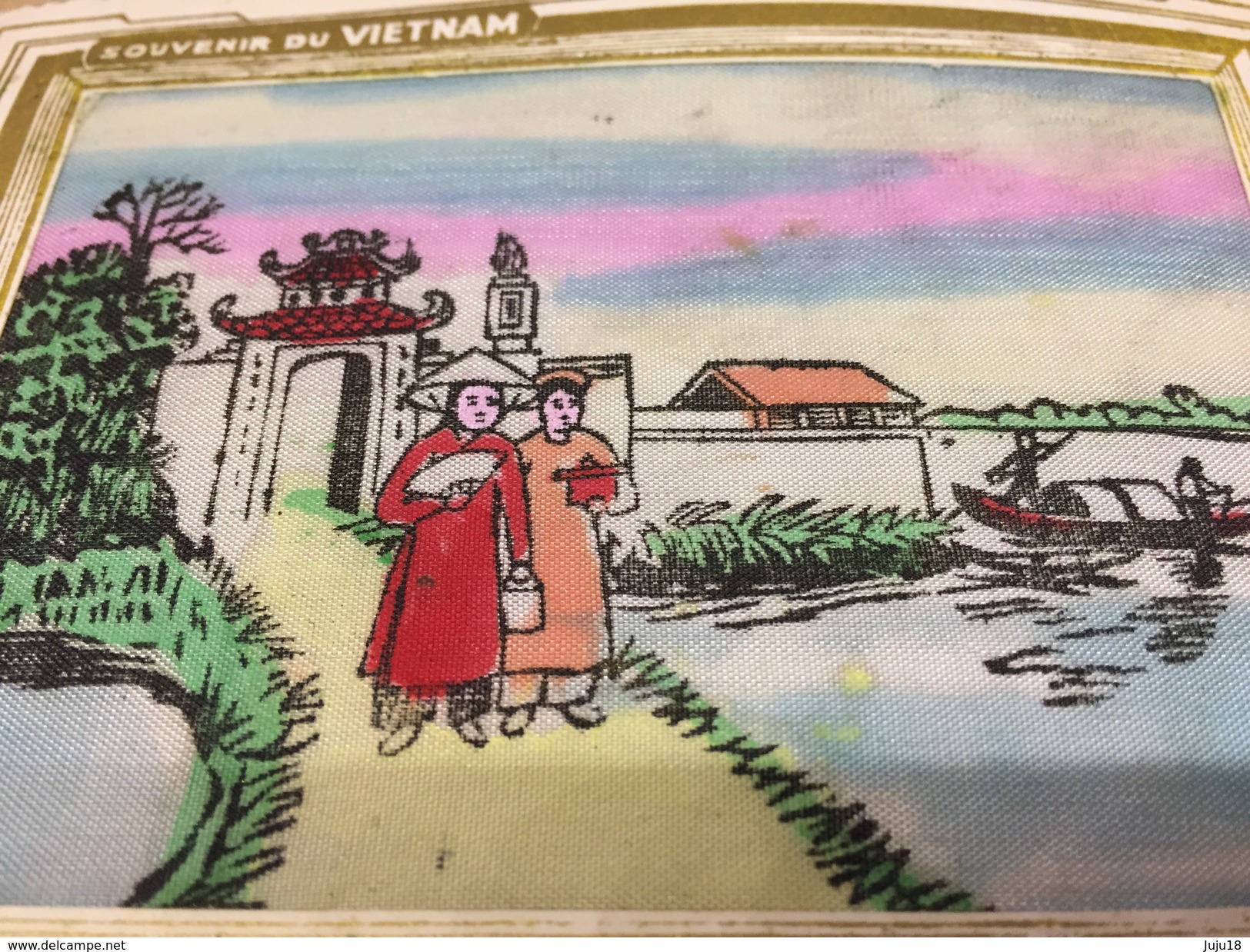Carte Postale Souvenir Du Vietnam 1954 - Anno Nuovo