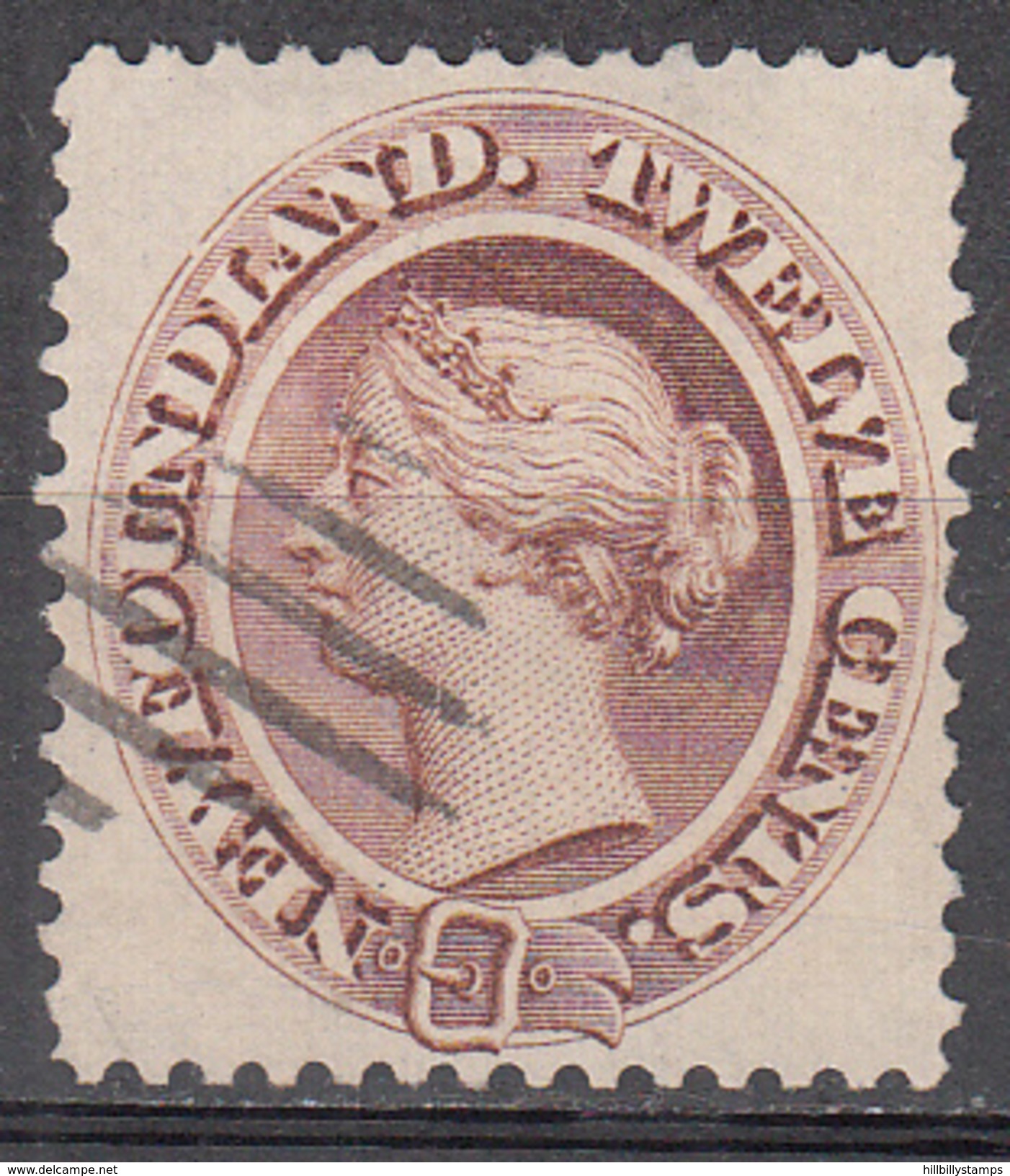 NEWFOUNDLAND     SCOTT NO.  29     USED      YEAR  1865 - 1865-1902