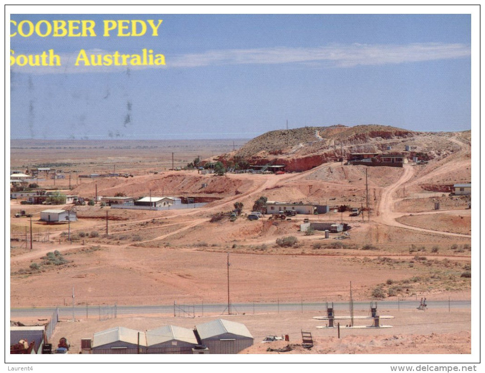 (699) Australia - SA - Coober Pedy Hospital Hill (RTS Or DLO Postmark At Back Of Postcard) - Coober Pedy