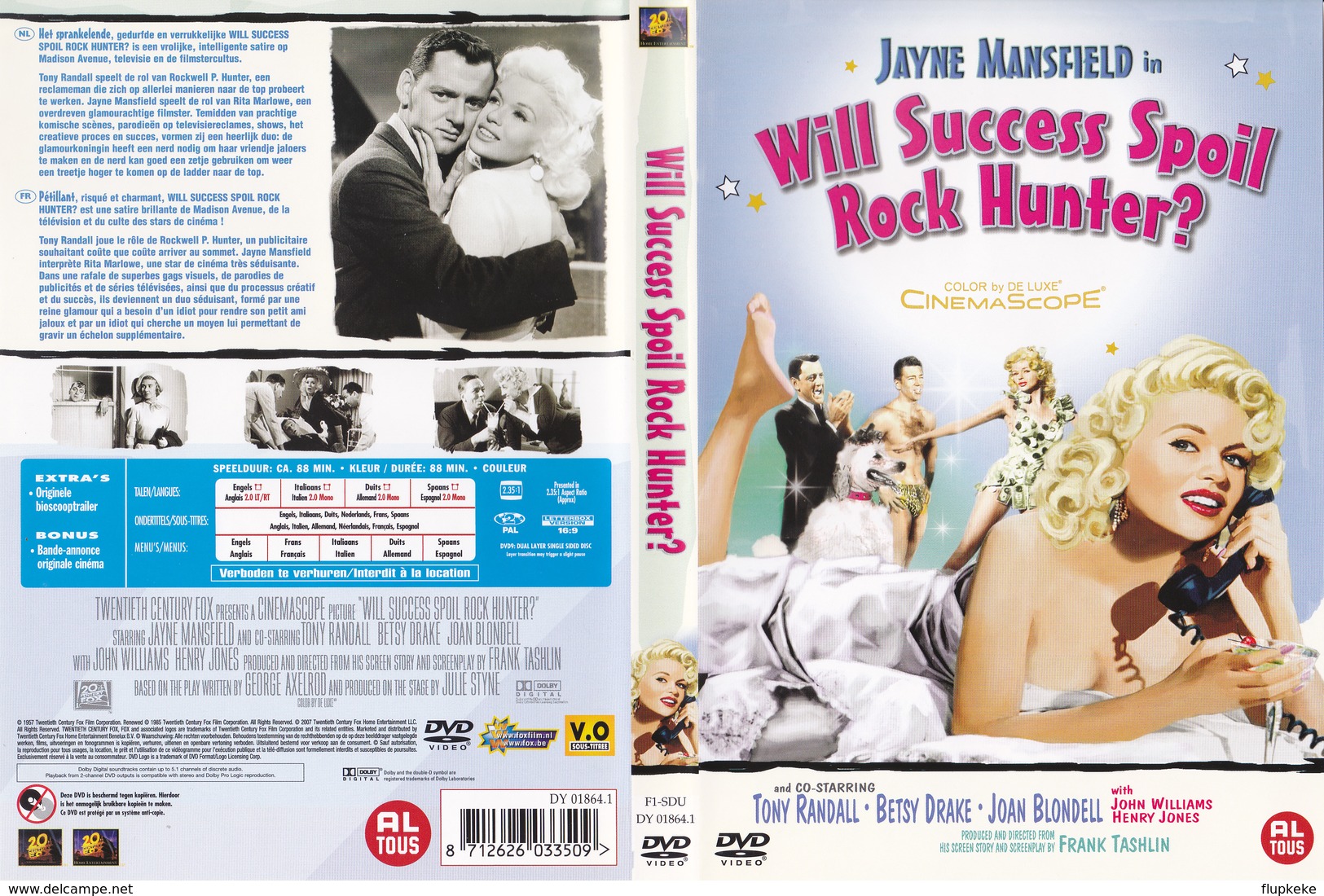 Dvd Zone 2 La Blonde Explosive (1957) Will Success Spoil Rock Hunter?  Vostfr - Comédie