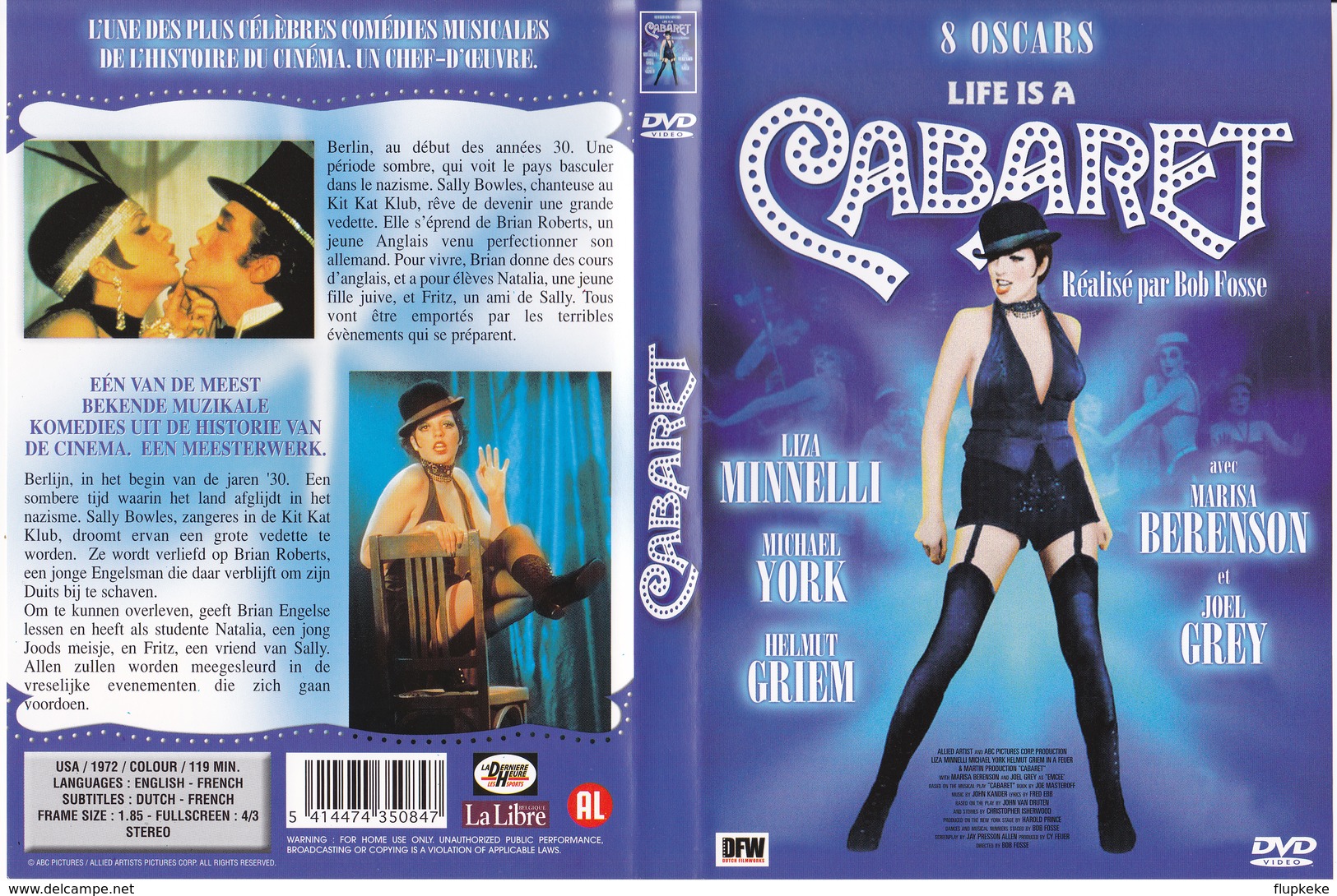 Dvd Zone 2 Cabaret (1972) Vf+Vostfr - Commedia Musicale