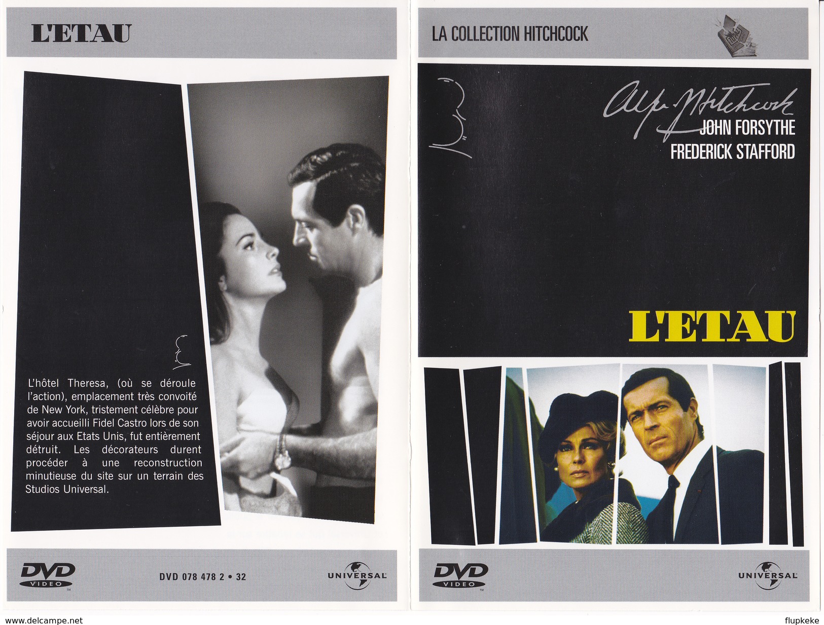 Dvd Zone 2 L'Etau (1969) La Collection Hitchcock Topaz Universal Vf+Vostfr - Action, Aventure