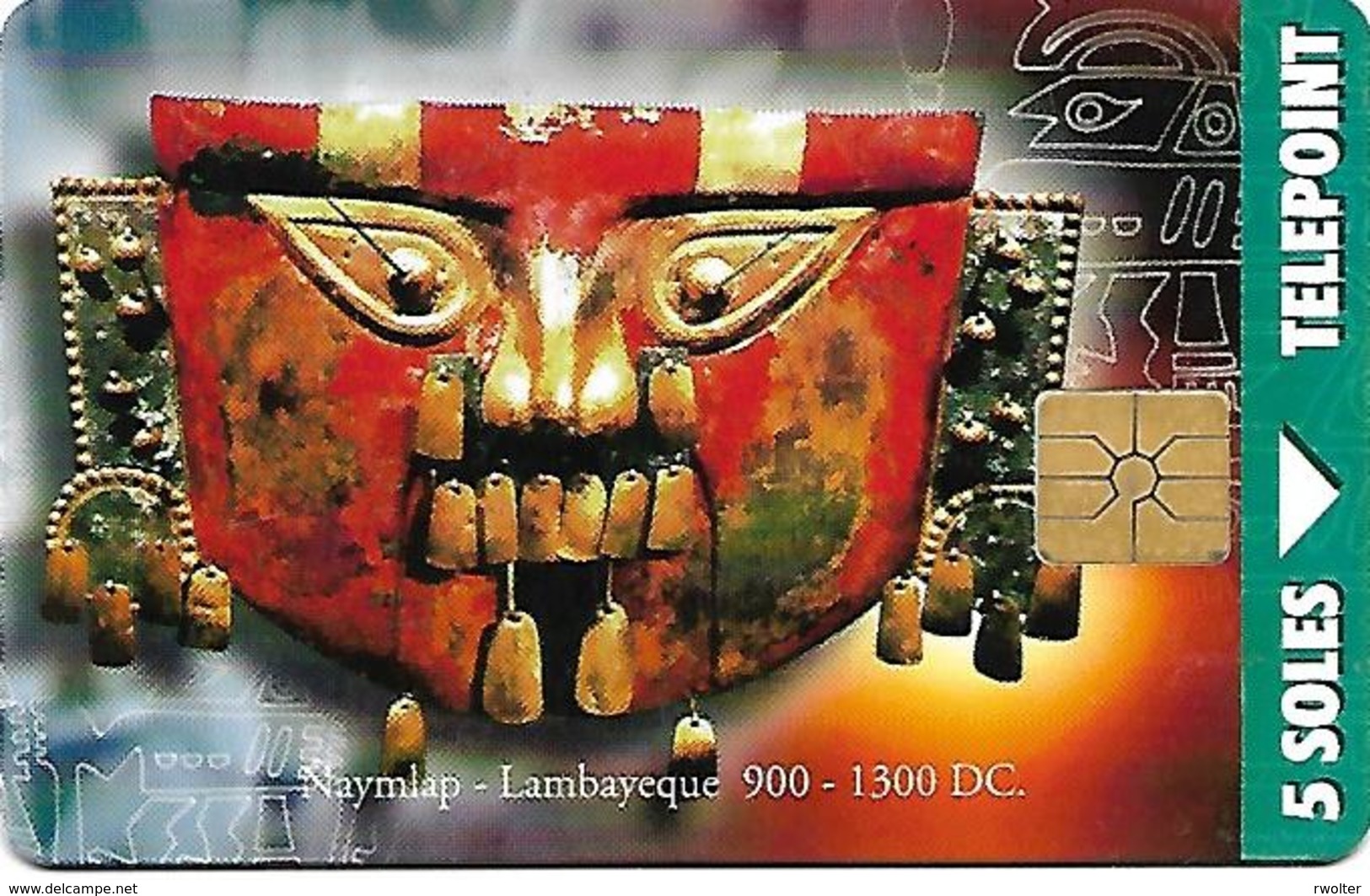 @+ TC Du Perou - 15a Emision - Lambayeque Mask - Gem1A - Ref : PER-TE-083A - Pérou