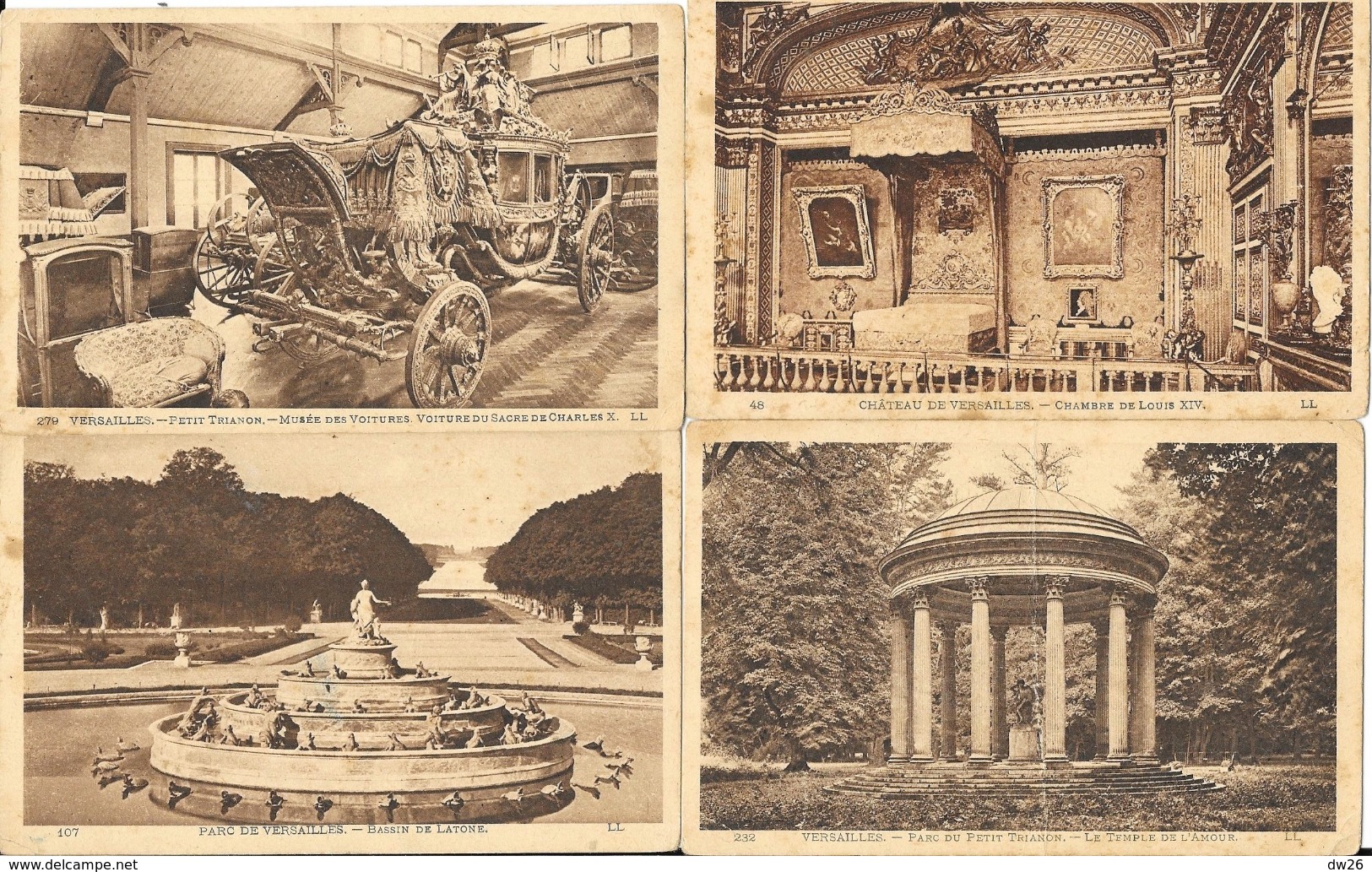 Lot N° 59 De 15 Cartes LL Non Circulées: Versailles, Chateau, Musée, Petit Trianon... - 5 - 99 Cartoline