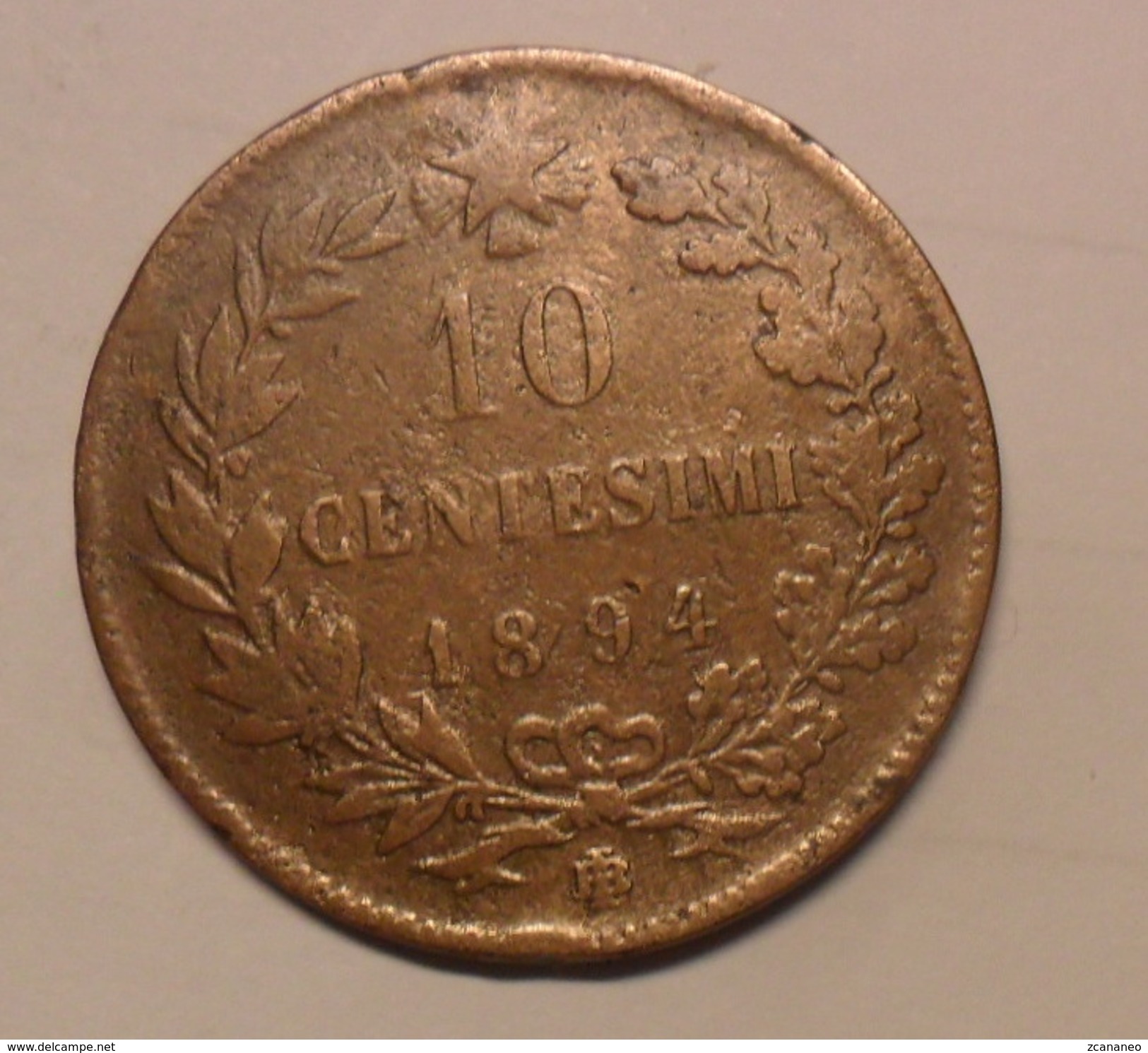 * 10 CENTESIMI DEL 1894 - UMBERTO I° BIRMINGHAM - - 1878-1900 : Umberto I