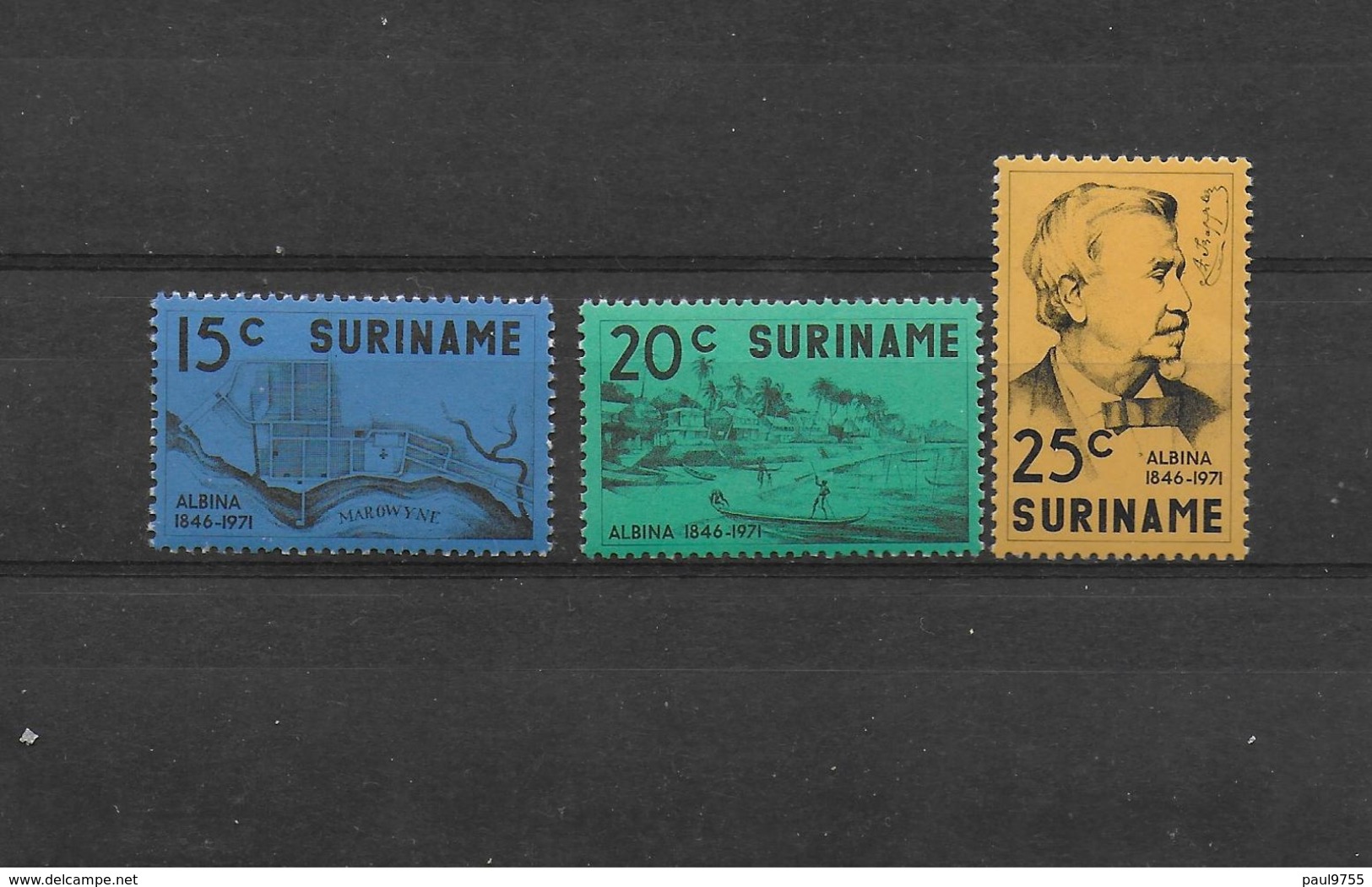 SURINAM   1971  Y.T.551-553  MNH/** - Surinam